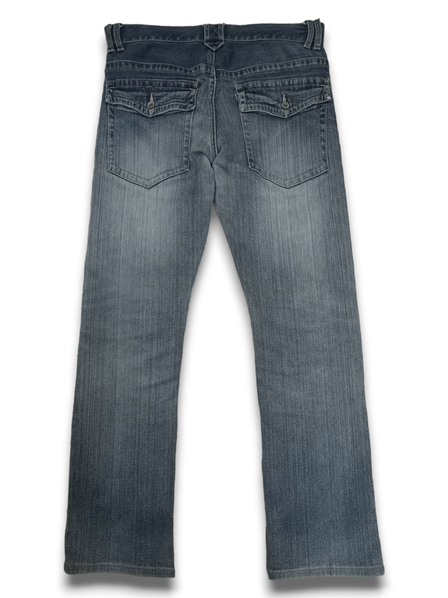 Japanese Brand Vintage Japanese Brand Blue Wash Distressed Loose Jeans Size US 33 - 2 Thumbnail