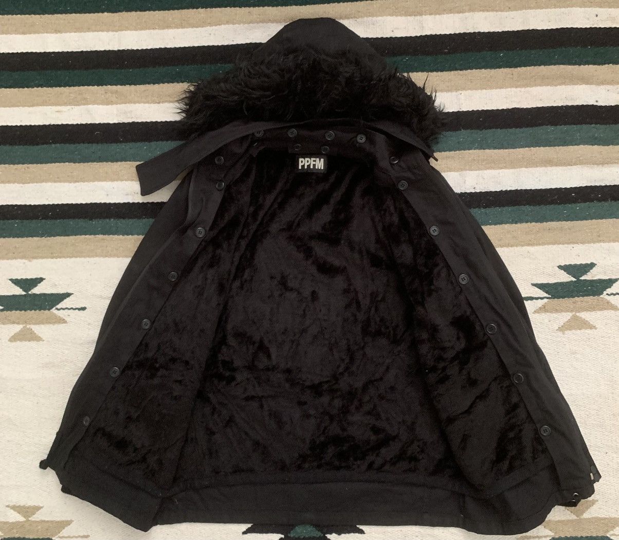 PPFM (A44) Ppfm Fur Lining Heavy Jacket Military Hoodie Jacket Size US M / EU 48-50 / 2 - 4 Thumbnail