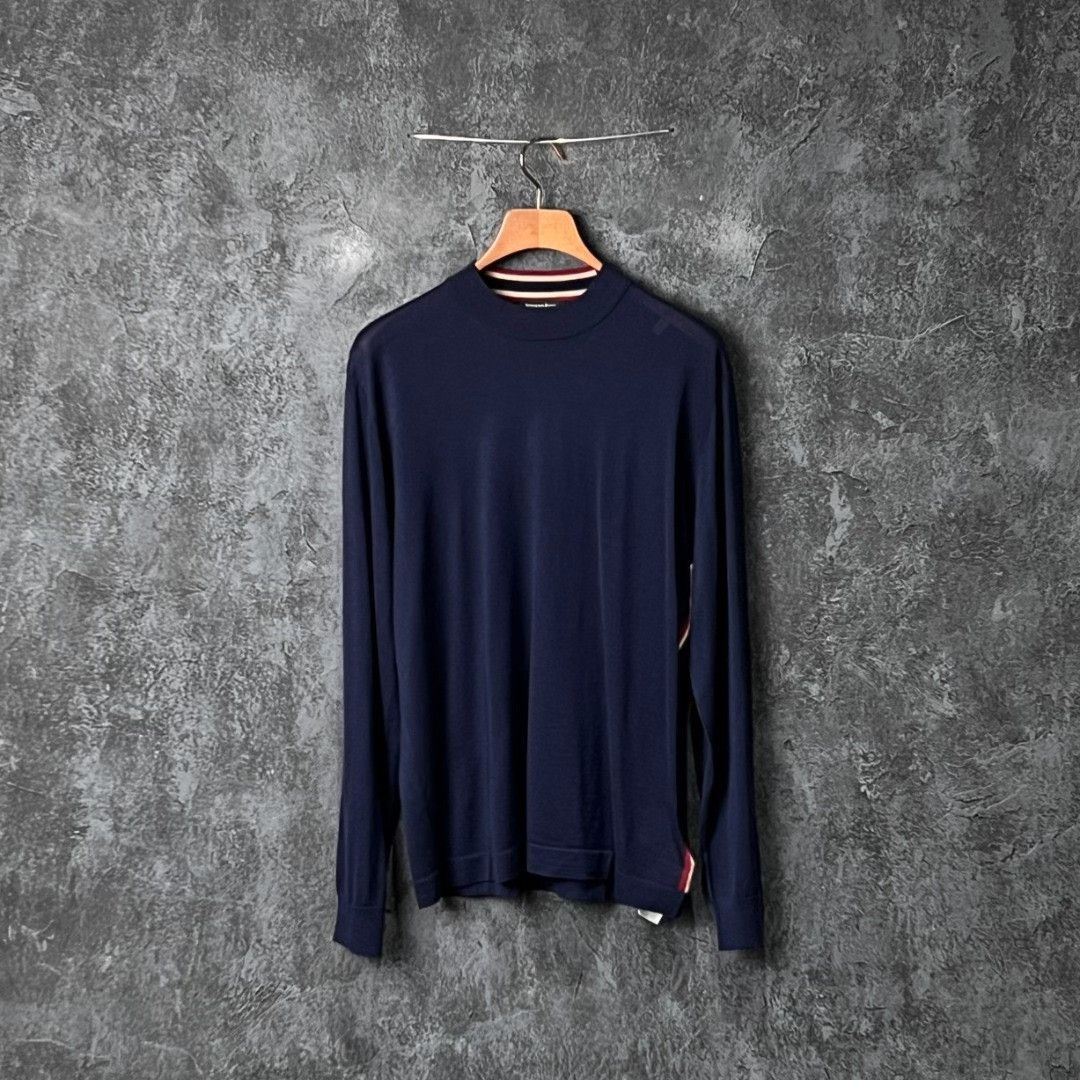 Stefano Ricci Stefano Ricci Knit Blue Sweater m Men Size US M / EU 48-50 / 2 - 1 Thumbnail
