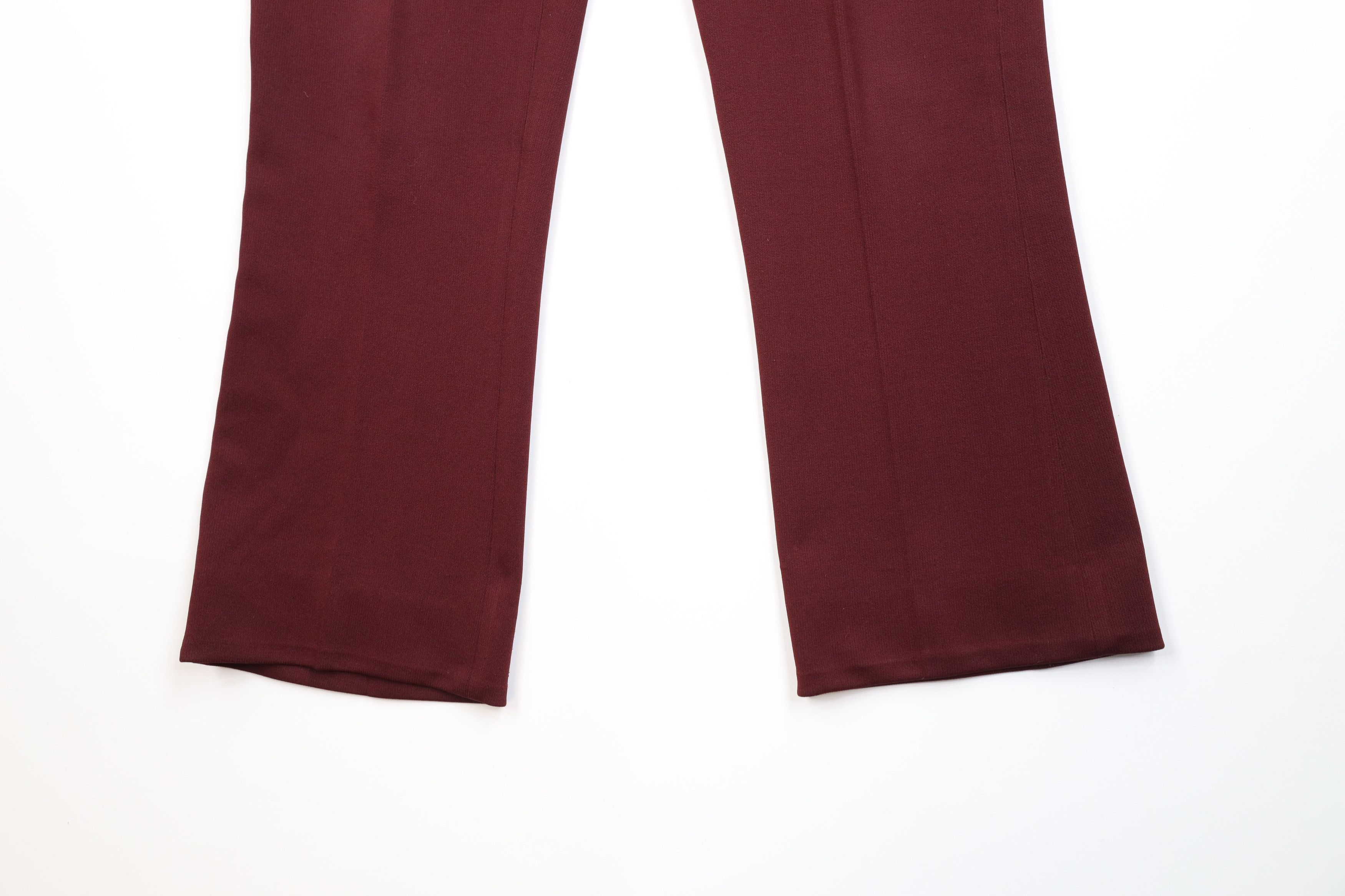 Vintage Vintage 70s Streetwear Knit Wide Leg Chino Pants Red USA Size US 36 / EU 52 - 4 Thumbnail