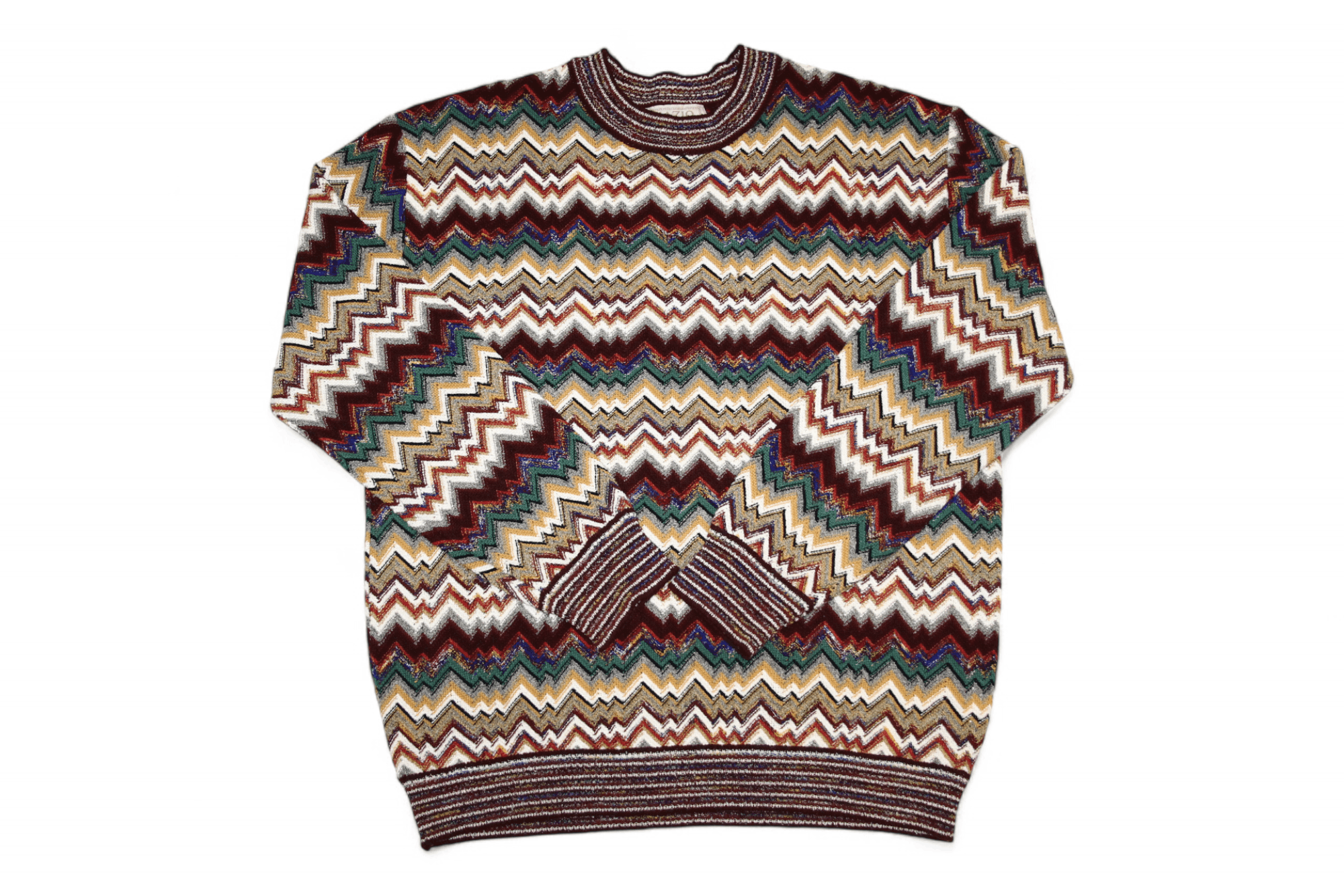 VTG Mazio Derain Japanese Designs Intarsia Colourful Sweater