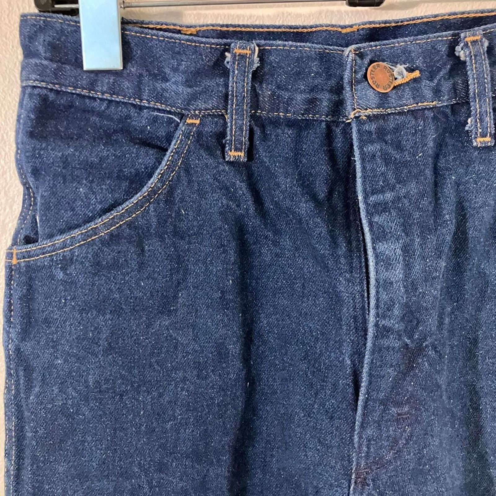 Rustler × Vintage Vintage 80s Rustler Yellow Tab Denim Western Cowboy Jeans Size US 30 / EU 46 - 2 Thumbnail