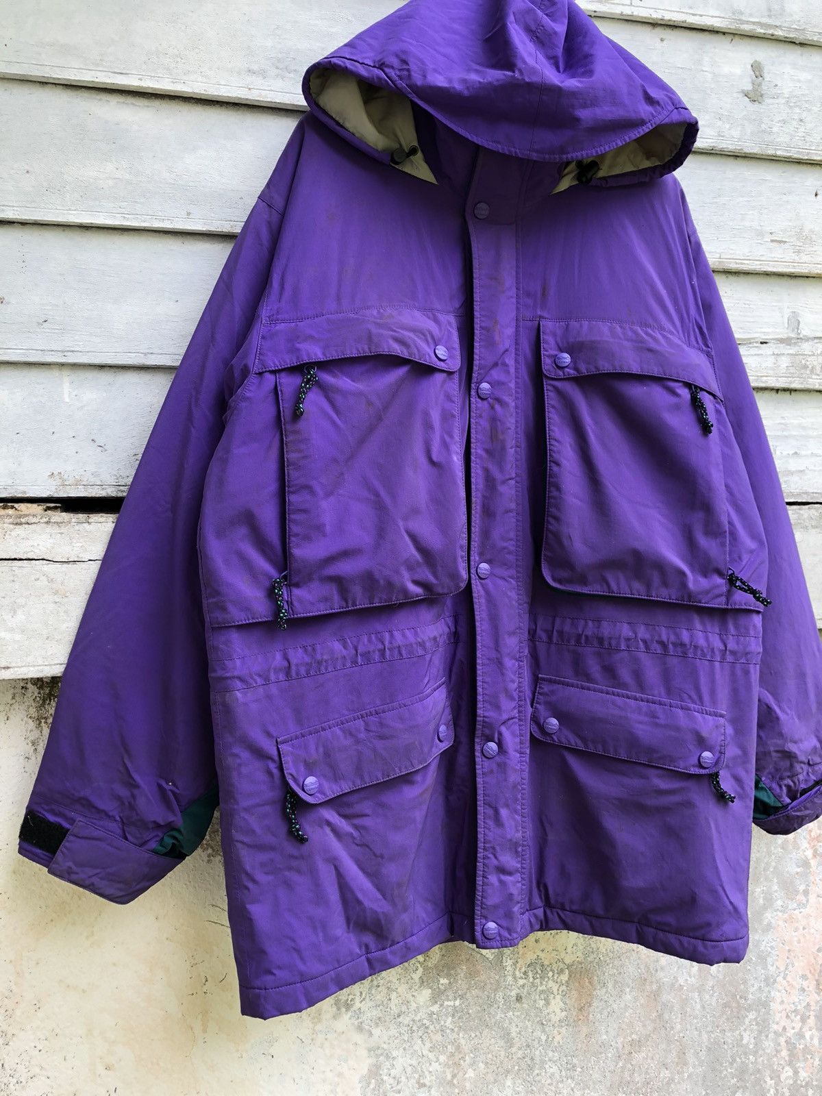 L.L. Bean × Vintage Vintage LL Bean North Col 29027 Outwear Multi pocket Storage Size US S / EU 44-46 / 1 - 2 Thumbnail