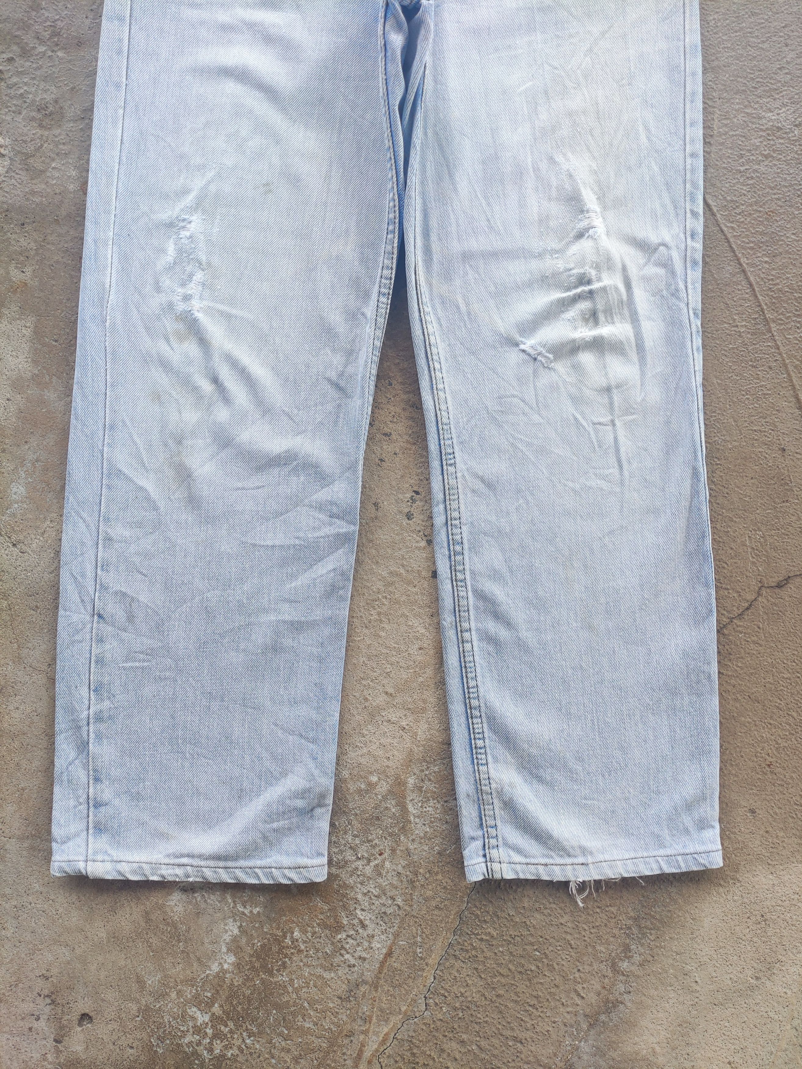 Levi's Vintage Levi's Denim Distress Faded Pants W32 Size US 32 / EU 48 - 4 Thumbnail