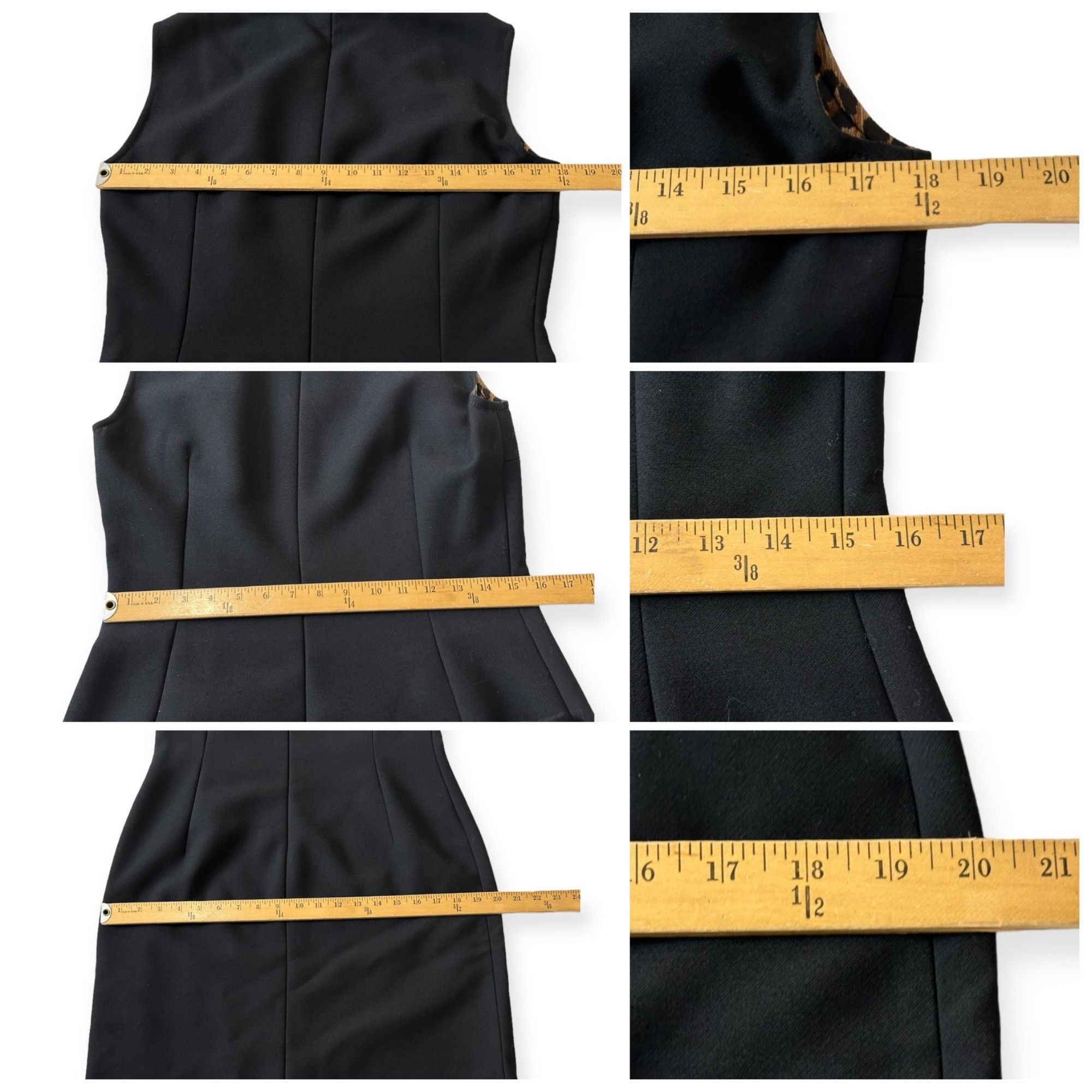 Dolce & Gabbana Dolce & Gabbana Wool Sheath Dress Leopard Lining IT 46 Size L / US 10 / IT 46 - 15 Thumbnail