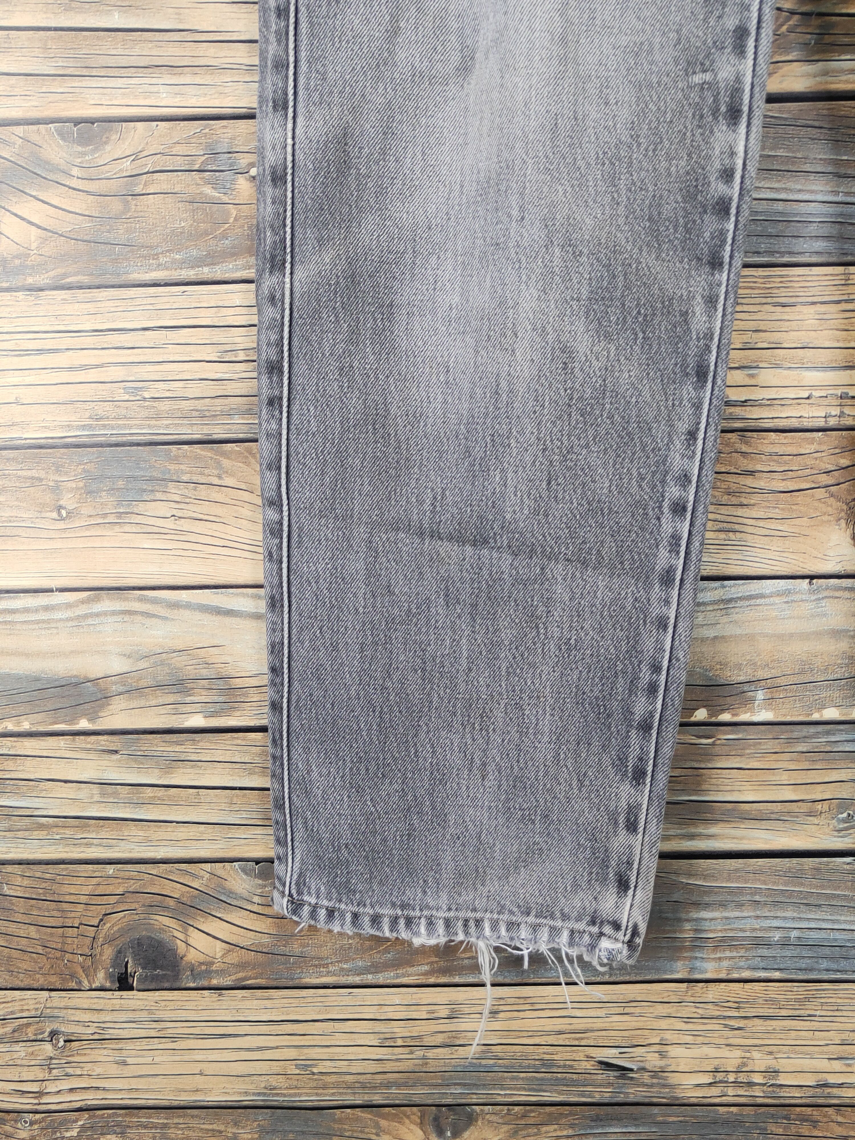Vintage Bobson-Pro Black Distressed Ripped denim Jeans #W1564 Size US 33 - 4 Thumbnail
