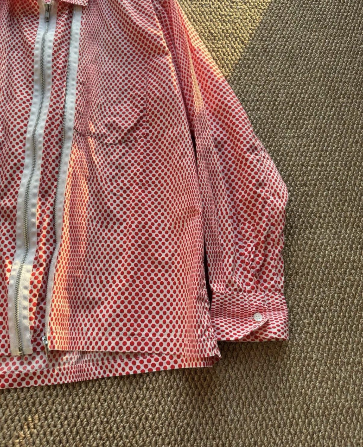 Comme des Garcons SHIRT Comme des Garçons Shirt Red Polka Dot Jacket K23 Size M / US 6-8 / IT 42-44 - 3 Thumbnail