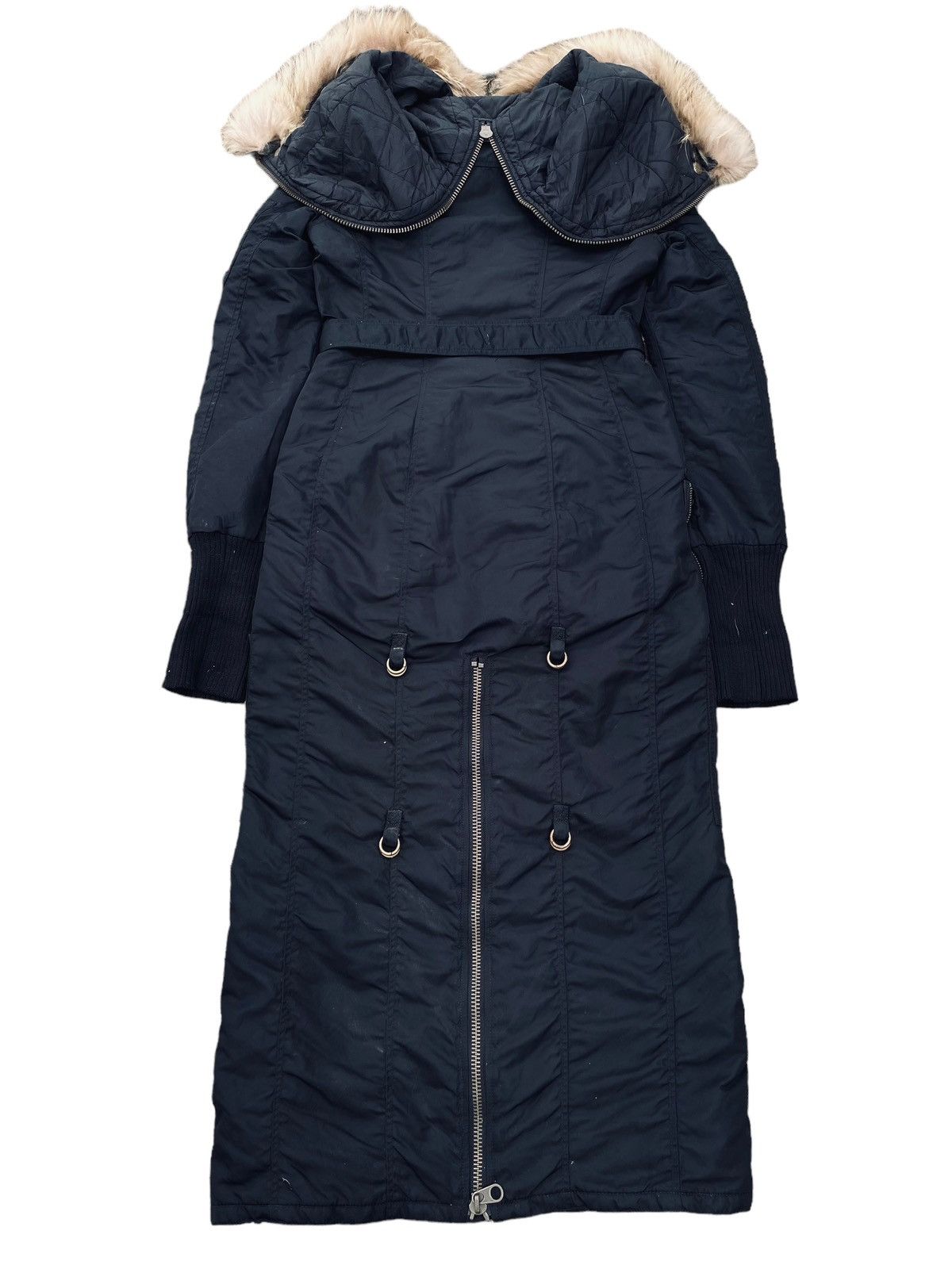 14th Addiction 2000s SLY - Fur Hoodie Extra Long Cargo Jacket Size US S / EU 44-46 / 1 - 6 Thumbnail