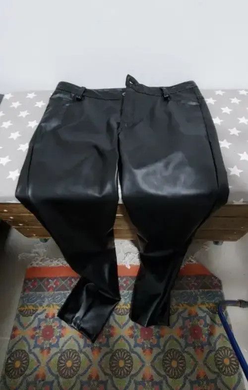 Japanese Brand × Vintage Leather Pants Men Streetwear Casual Size US 30 / EU 46 - 2 Thumbnail