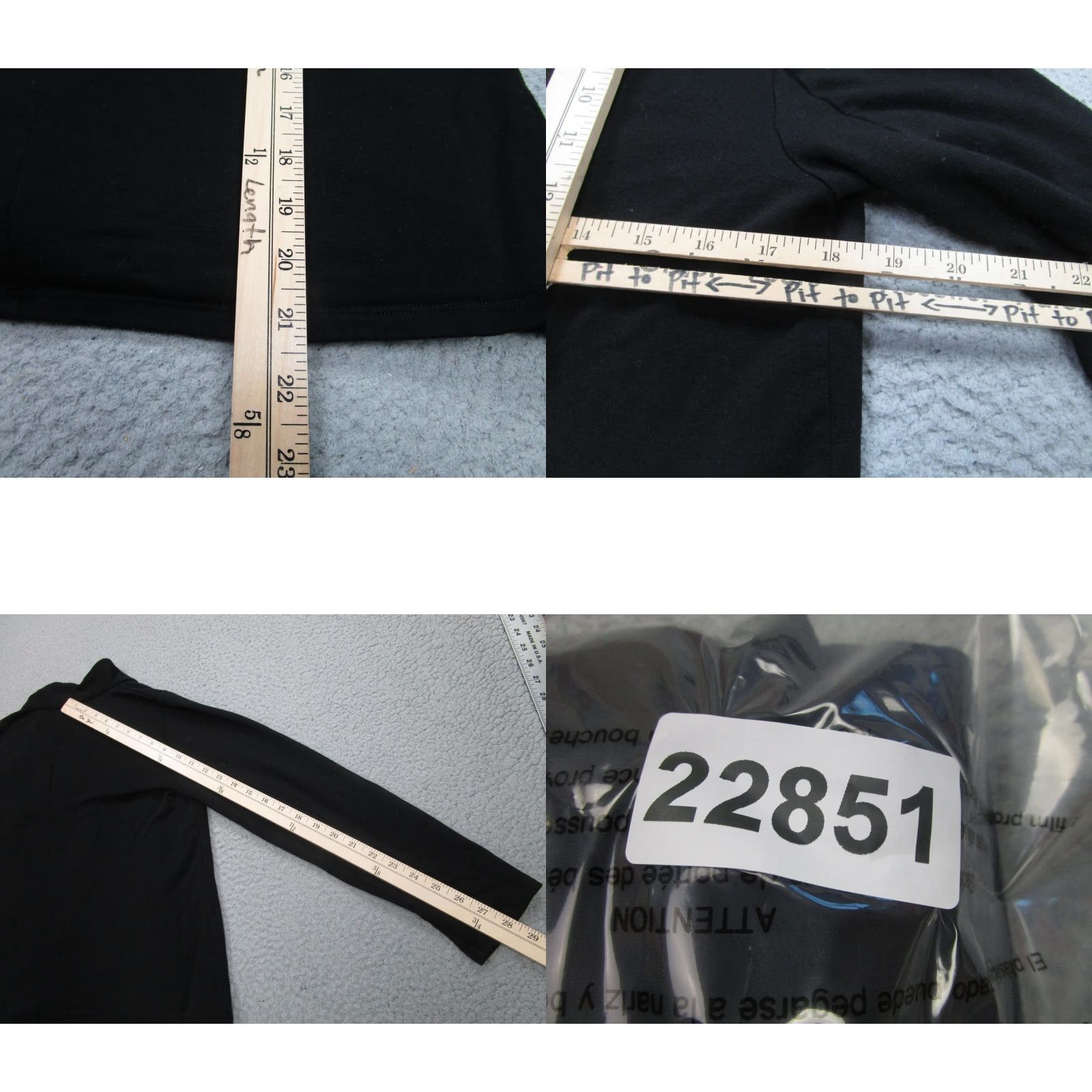 Eileen Fisher Eileen Fisher Jacket Womens Medium Black Stretch Asym Zip Front Moto Collar Size M / US 6-8 / IT 42-44 - 8 Thumbnail