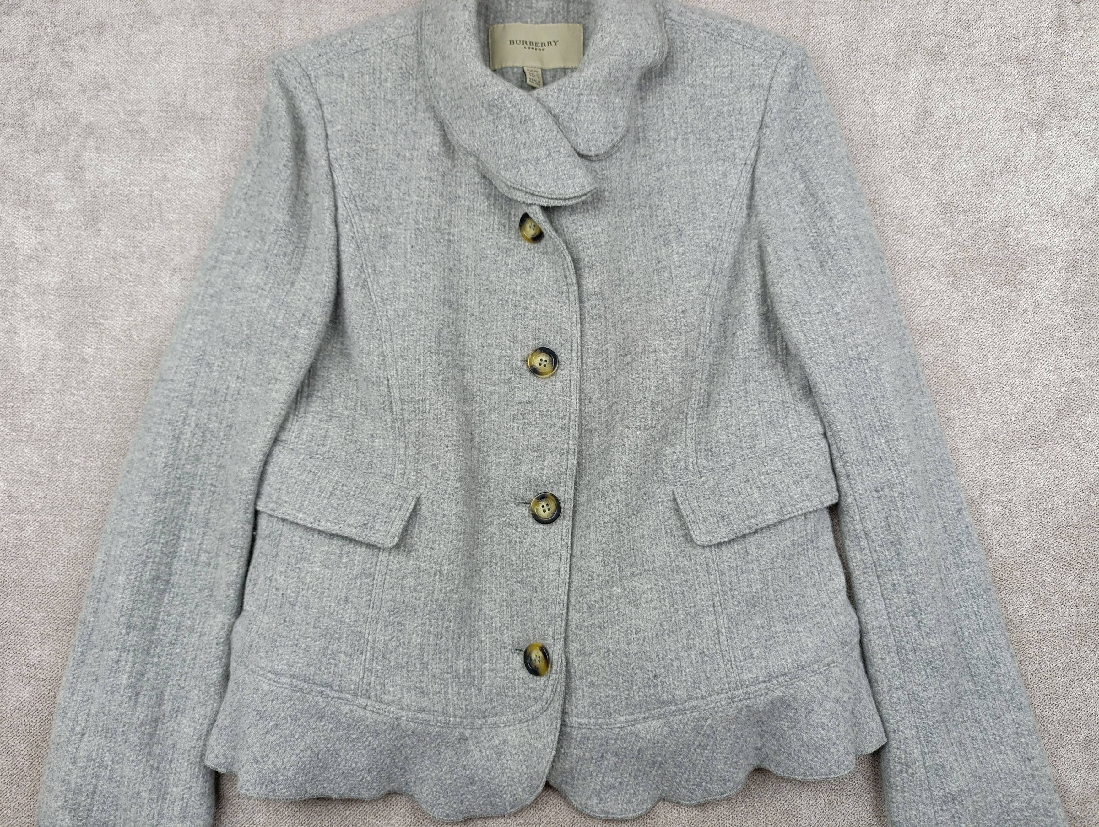 Burberry Burberry London Womens Wool Cashmere Slim Fit Jacket Size M / US 6-8 / IT 42-44 - 6 Thumbnail