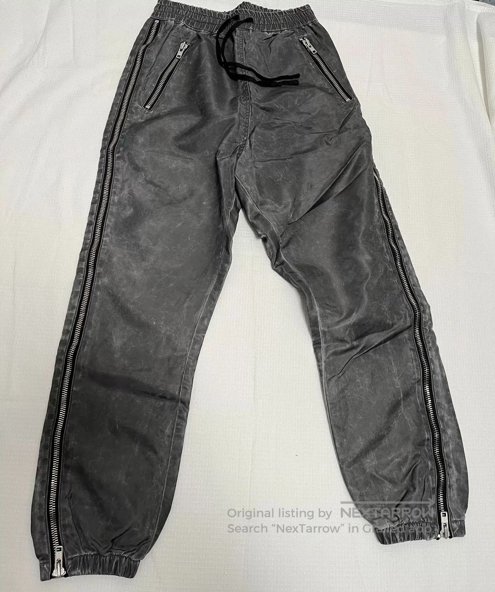 GRAILZ Grailz Gray Zipper Pants No.1. Size US 26 / EU 42 - 1 Thumbnail