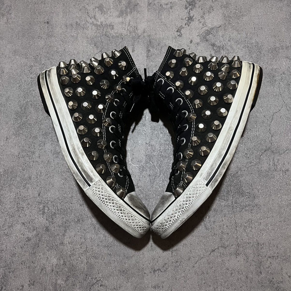 Japanese Brand Custom Studded Converse Chuck Taylor Hi Alt Punk Style Hedi Size US 9.5 / EU 42-43 - 2 Thumbnail