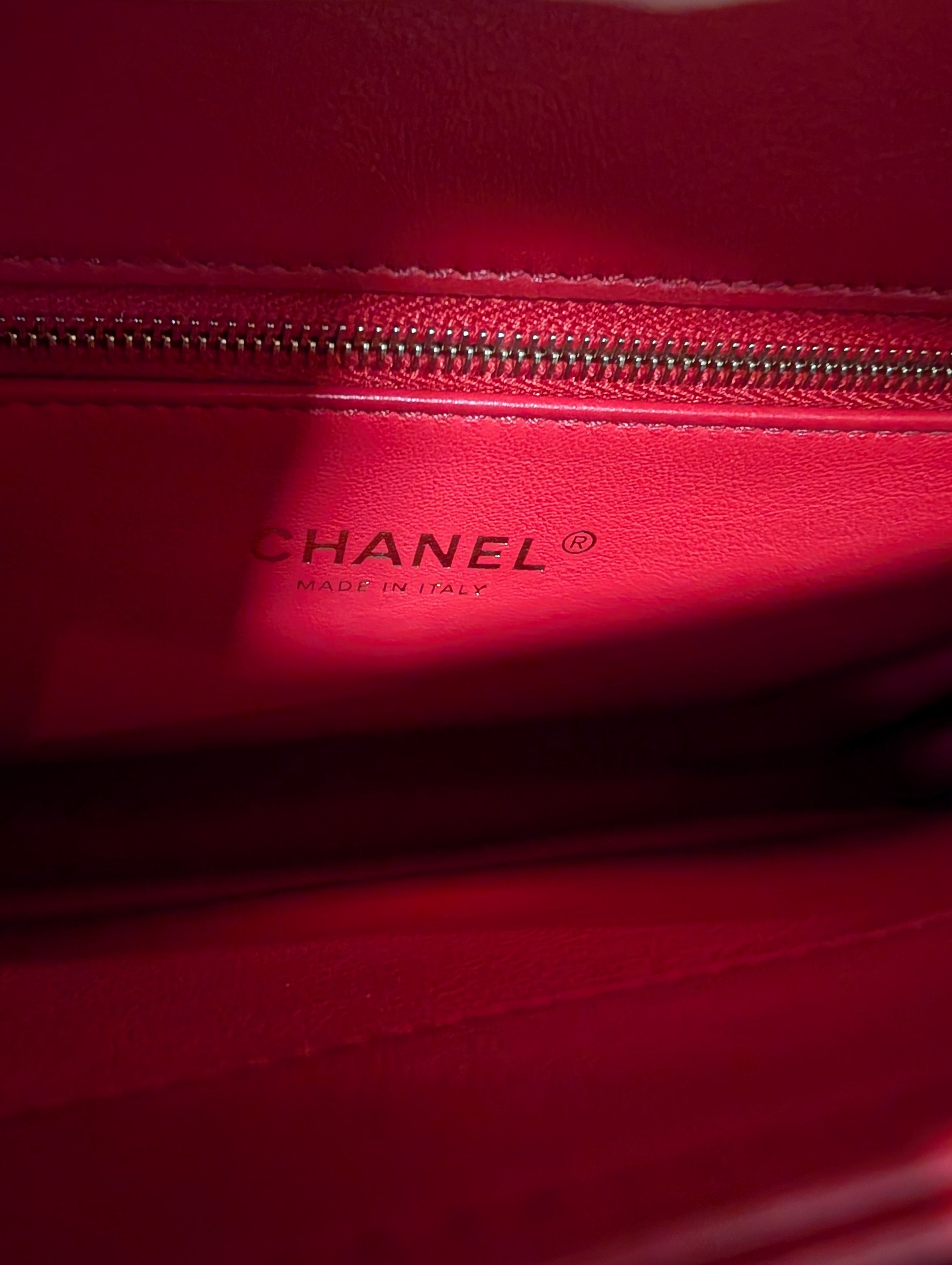 Chanel CHANEL Red Quilted Top Handle Shoulder Bag Size ONE SIZE - 5 Thumbnail