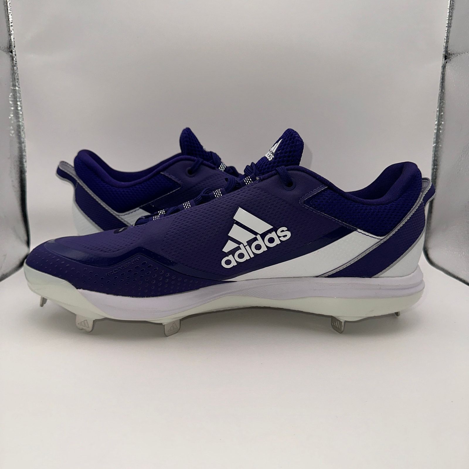 Adidas Adidas Icon 7 Mens 14 Metal Baseball Cleats Purple S23854 Size US 14 / EU 47 - 4 Thumbnail
