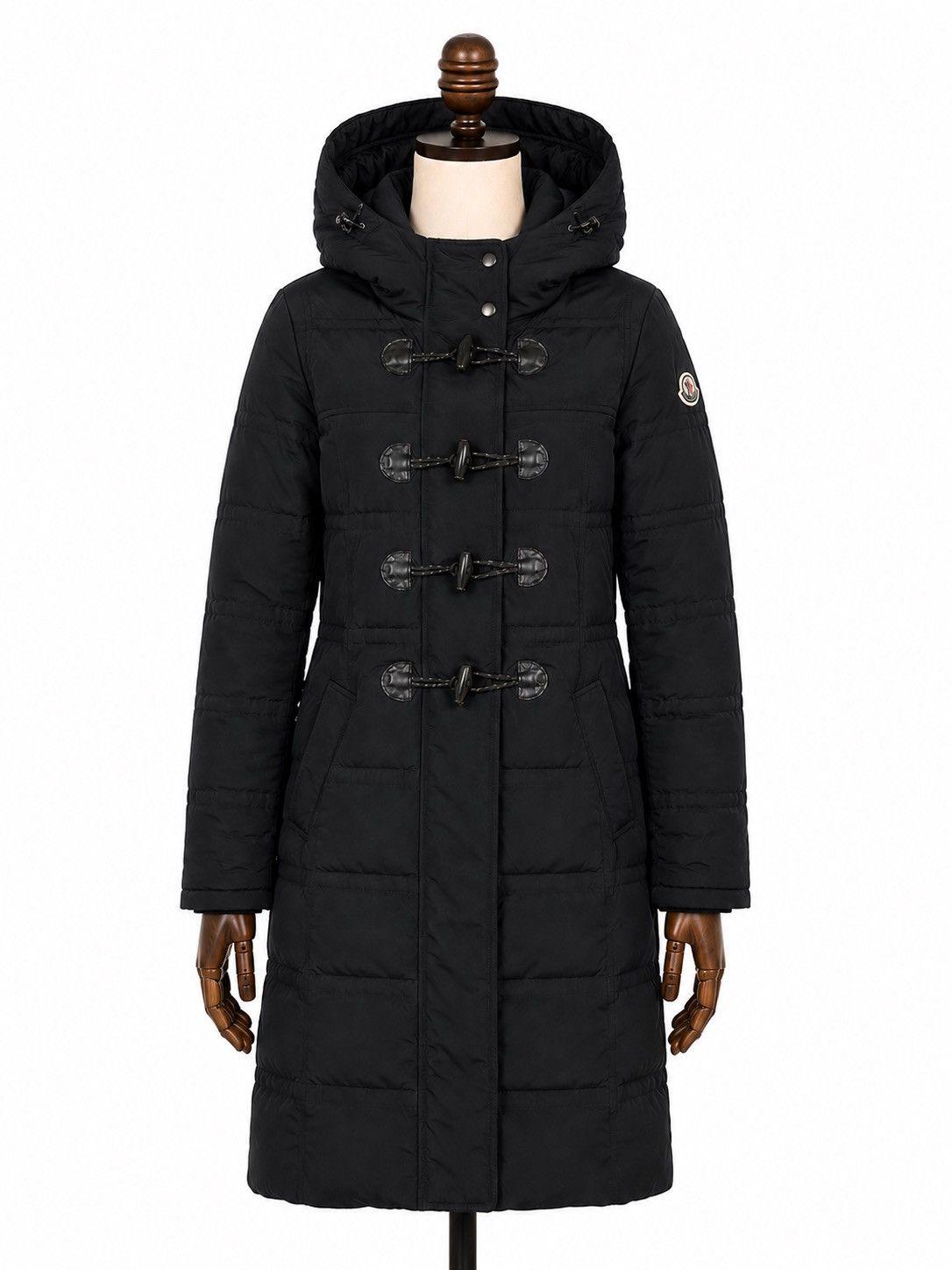 Moncler Women`s Moncler Black Puffer Parka Jacket Size 3 / M-L Size M / US 6-8 / IT 42-44 - 1 Thumbnail