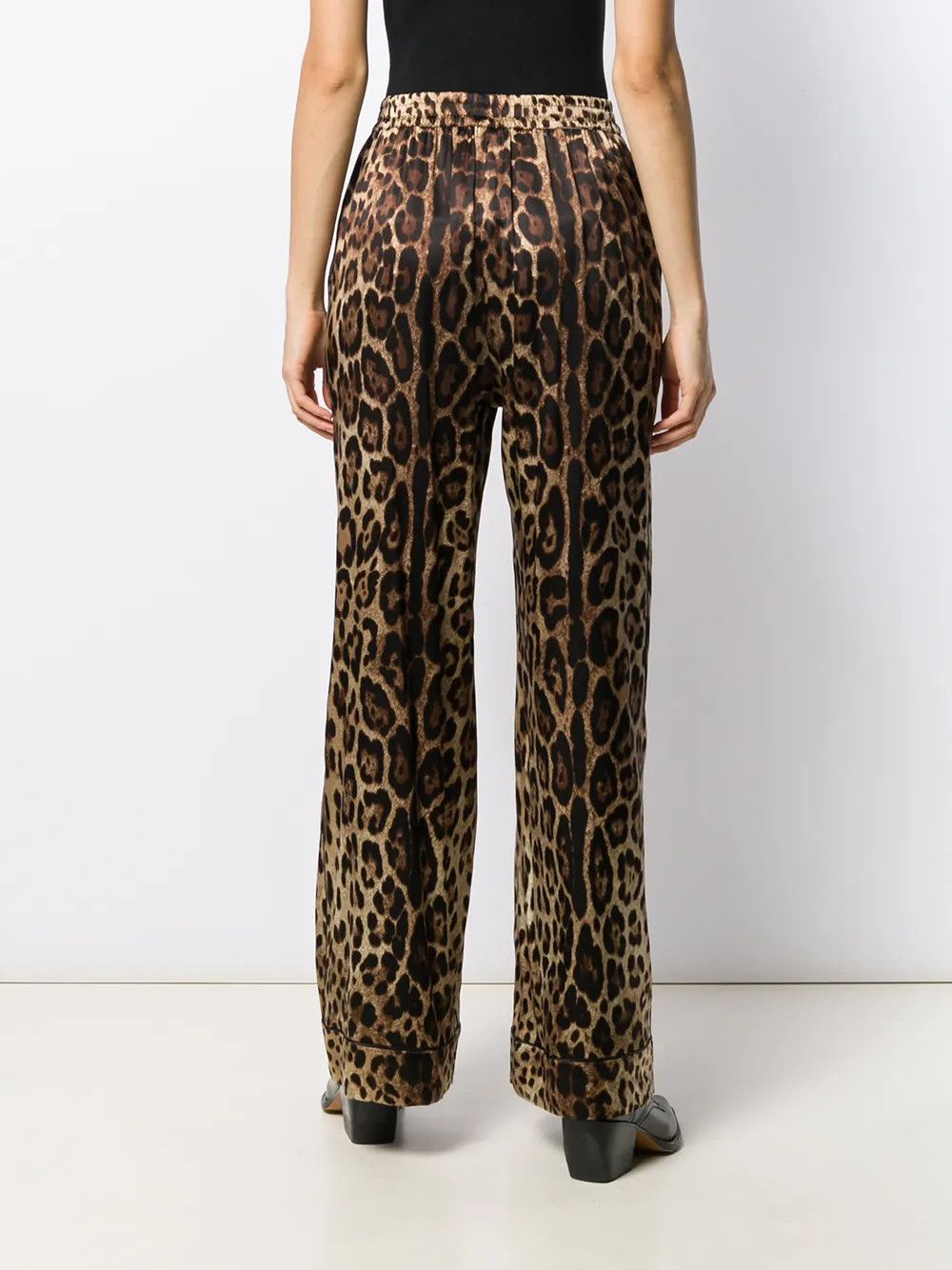 Dolce & Gabbana o1y0925 Leopard-Print Sweatpant in Light Brown Size 26" / US 2 / IT 38 - 3 Thumbnail