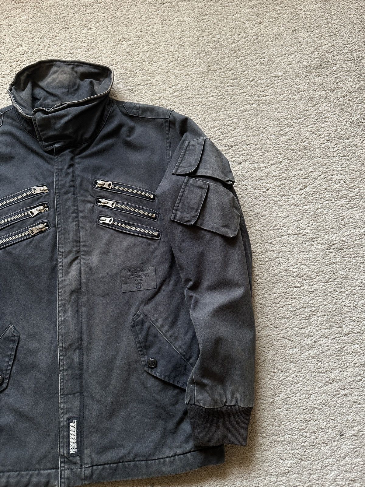 Neighborhood AW2002 Neighbourhood Multi Zipper Sun Faded Jacket Size US S / EU 44-46 / 1 - 3 Thumbnail