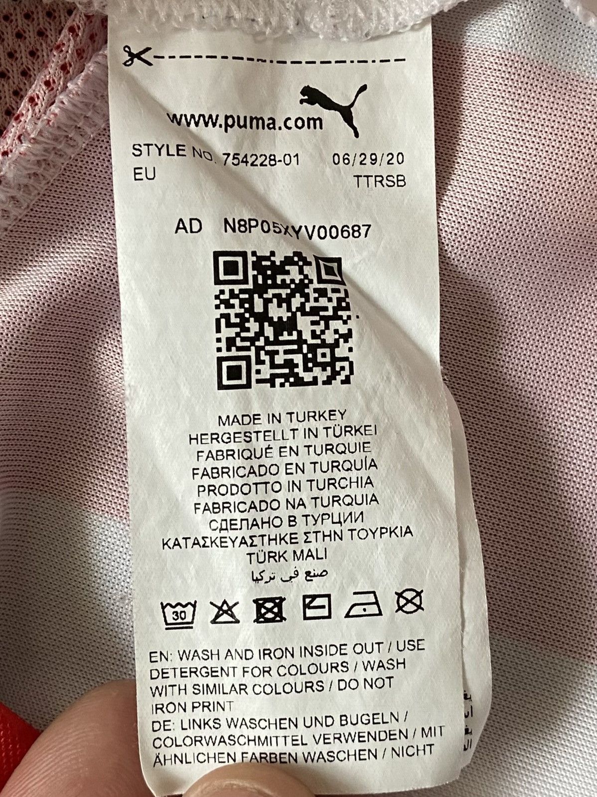 Puma football soccer jersey Size M / US 6-8 / IT 42-44 - 7 Thumbnail
