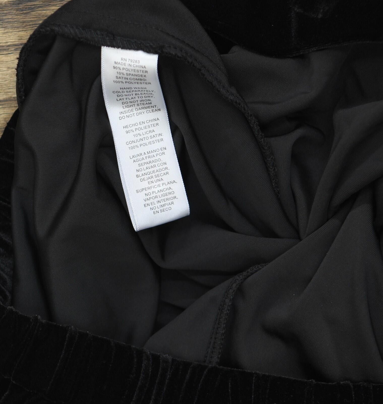 Other Nwt Alex Evenings Full Slim Leg Formal Dress Pant Black 2x Size XXL / US 16-18 / IT 52-54 - 6 Thumbnail