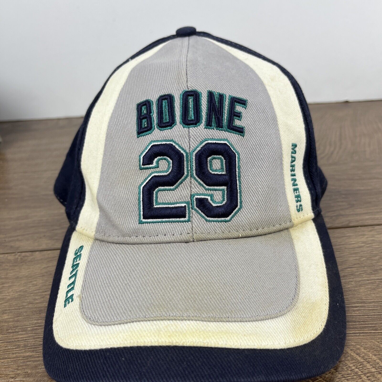 Other Seattle Mariners Hat 29 Boone Gray Hat Adjustable Adult Size Size ONE SIZE - 4 Thumbnail