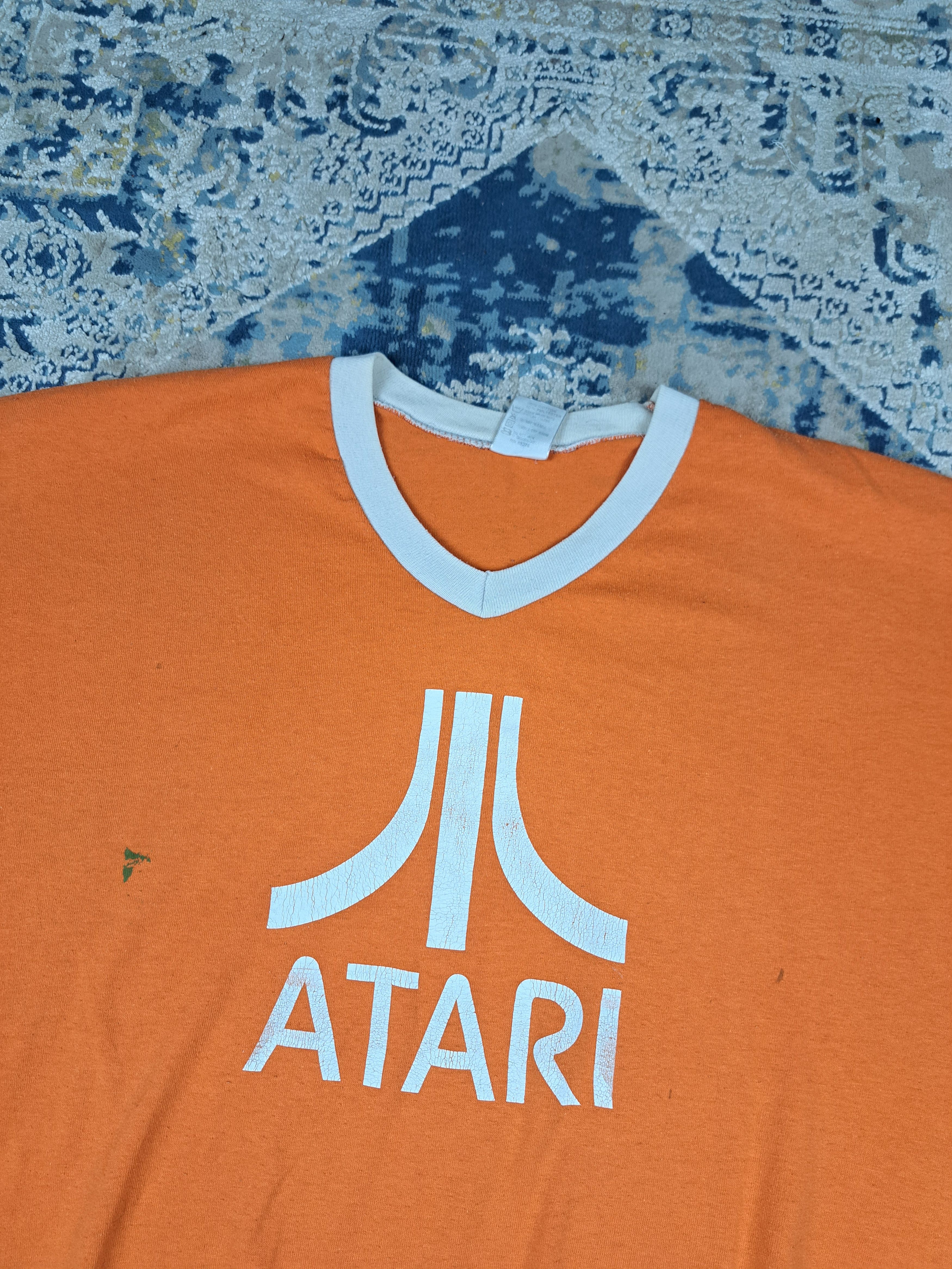 Vintage Vintage 90s Atari Made in USA Thrashed Promo Tee Size US L / EU 52-54 / 3 - 2 Thumbnail