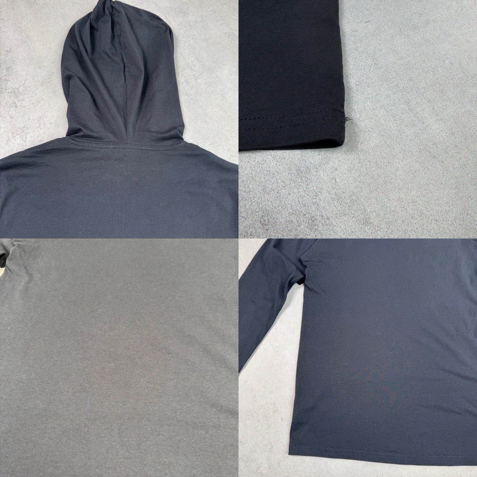 Balmain Balmain Paris Long Sleeve T-Shirt With Hood Size XS Black Size US XS / EU 42 / 0 - 23 Thumbnail
