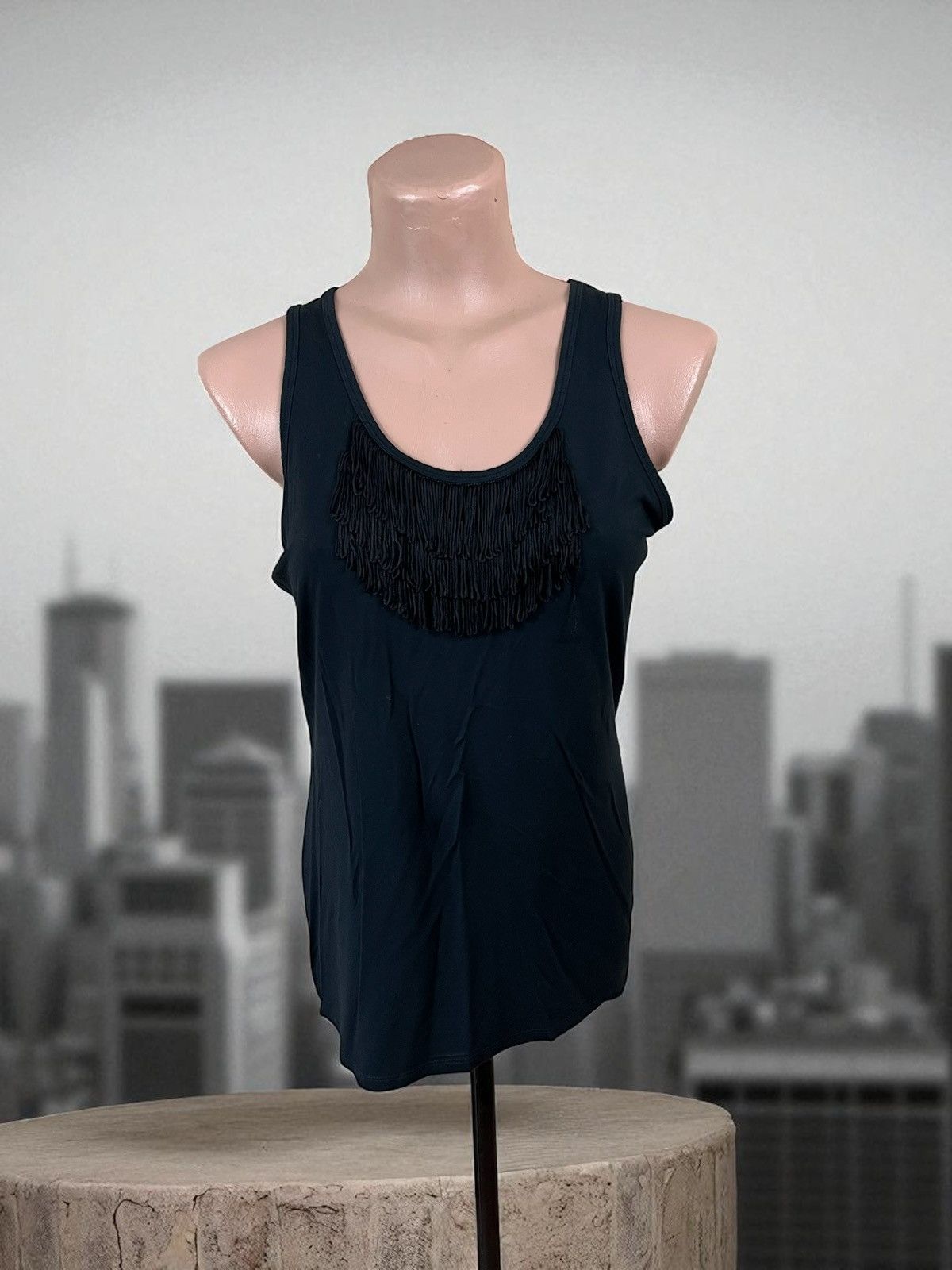 Armani Exchange Armani Exchange black sleeveless blouse size S Size S / US 4 / IT 40 - 1 Thumbnail