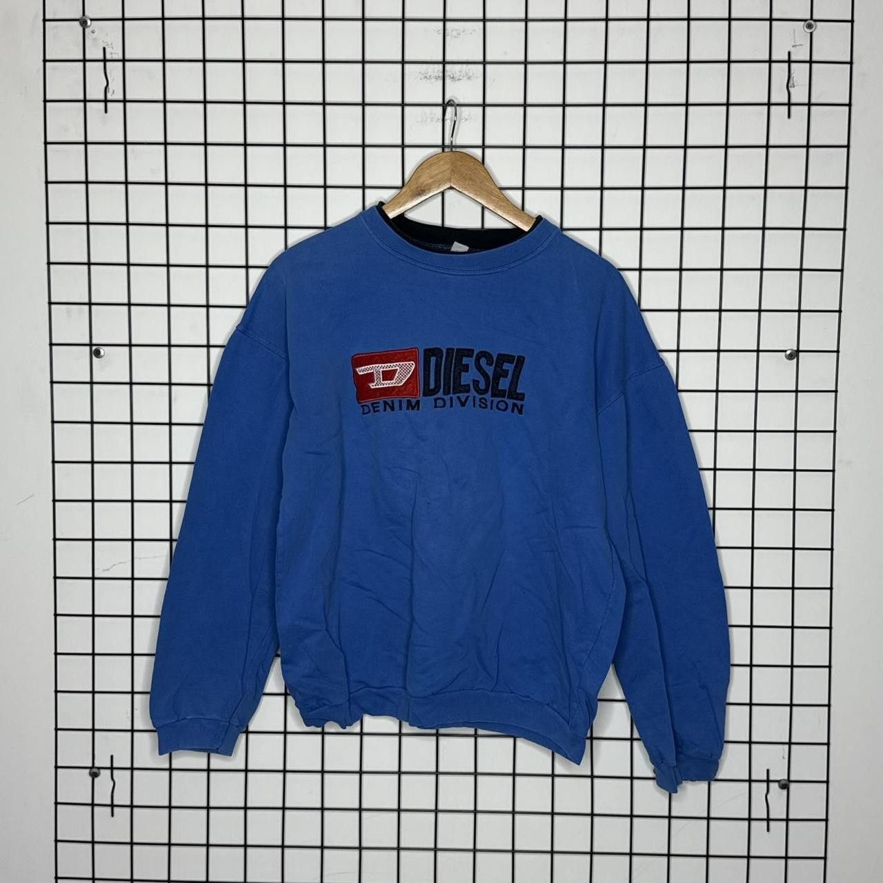 Diesel Diesel Sweatshirt Vintage 90s Blue Crewneck Size US M / EU 48-50 / 2 - 1 Thumbnail