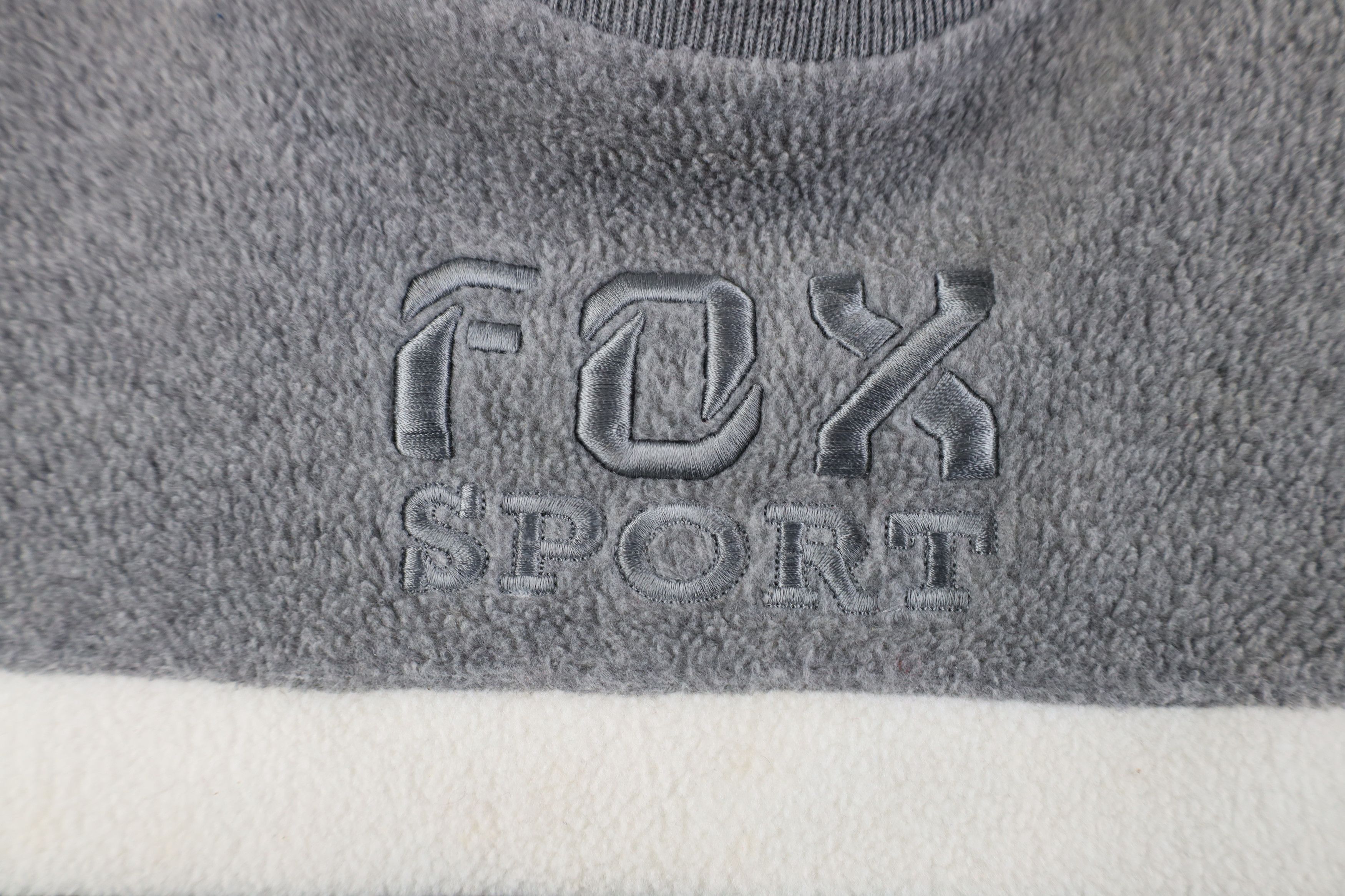 Vintage Vintage 90s Fox Sports Football Fleece Crewneck Sweater Size US XL / EU 56 / 4 - 10 Thumbnail