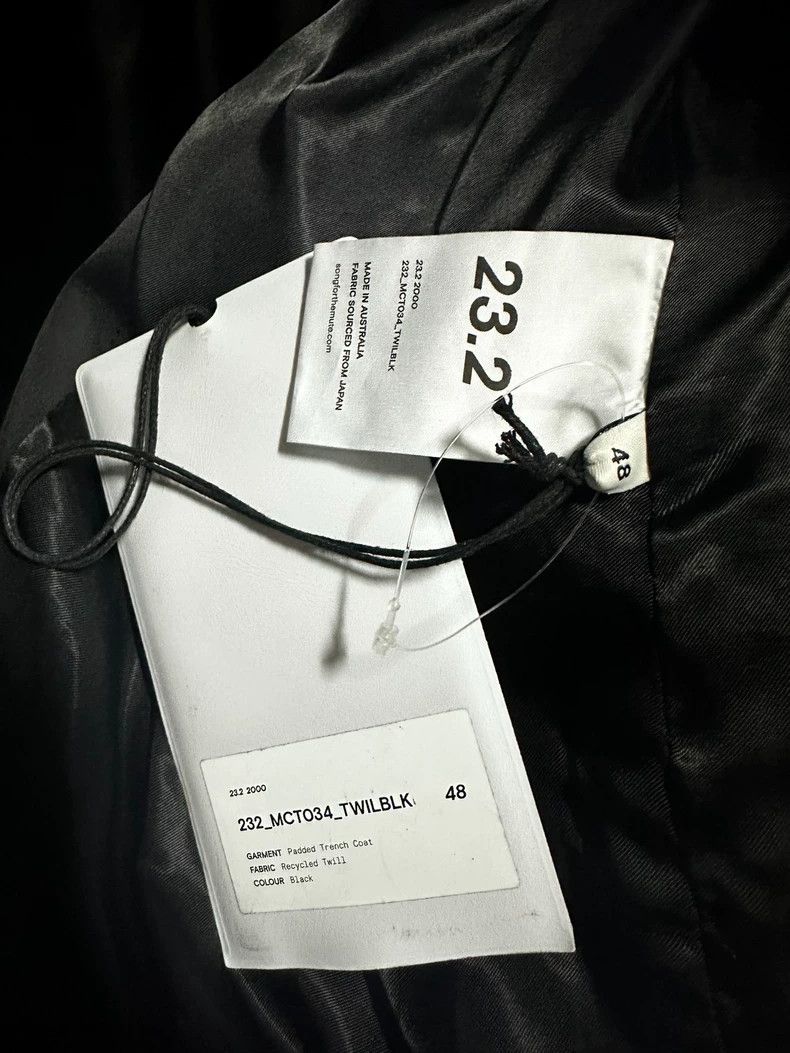Song For The Mute Song For The Mute Black cotton coat Size L / US 10 / IT 46 - 4 Thumbnail