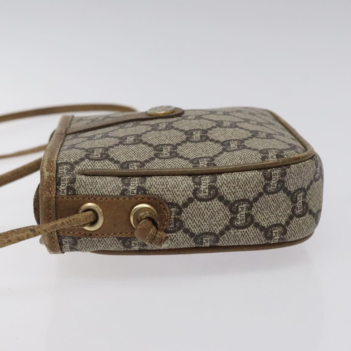Gucci GUCCI GG Plus Supreme Shoulder Bag Pvc Leather Beige Gold Size ONE SIZE - 5 Thumbnail