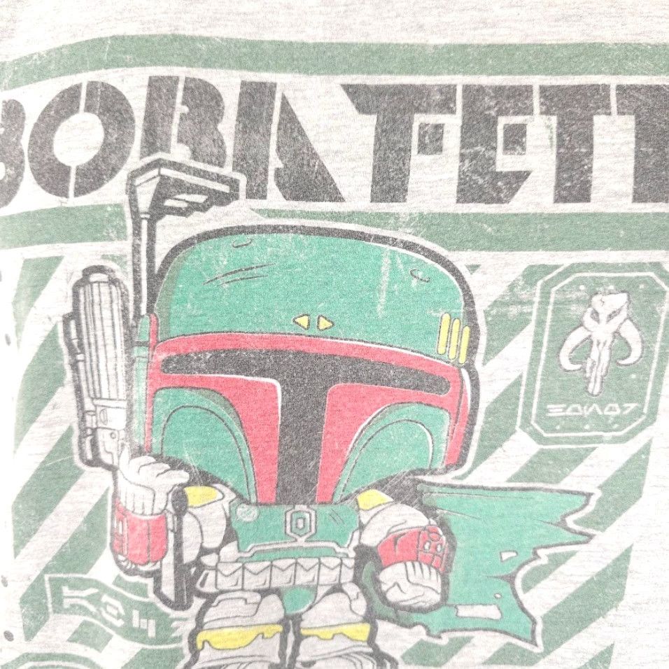 Star Wars Star Wars T Shirt Mens Size XL Gray Boba Fett Bounty Hunter Pop! Tee Size US XL / EU 56 / 4 - 3 Thumbnail
