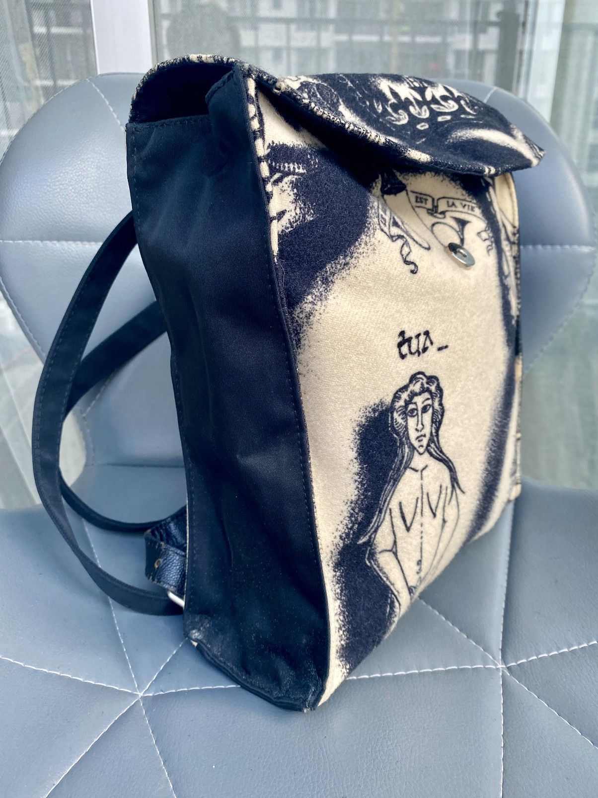 Jean Paul Gaultier 🔥Sick🔥Very Rare vintage Junior Gaultier Printed Bagpack Size ONE SIZE - 6 Thumbnail