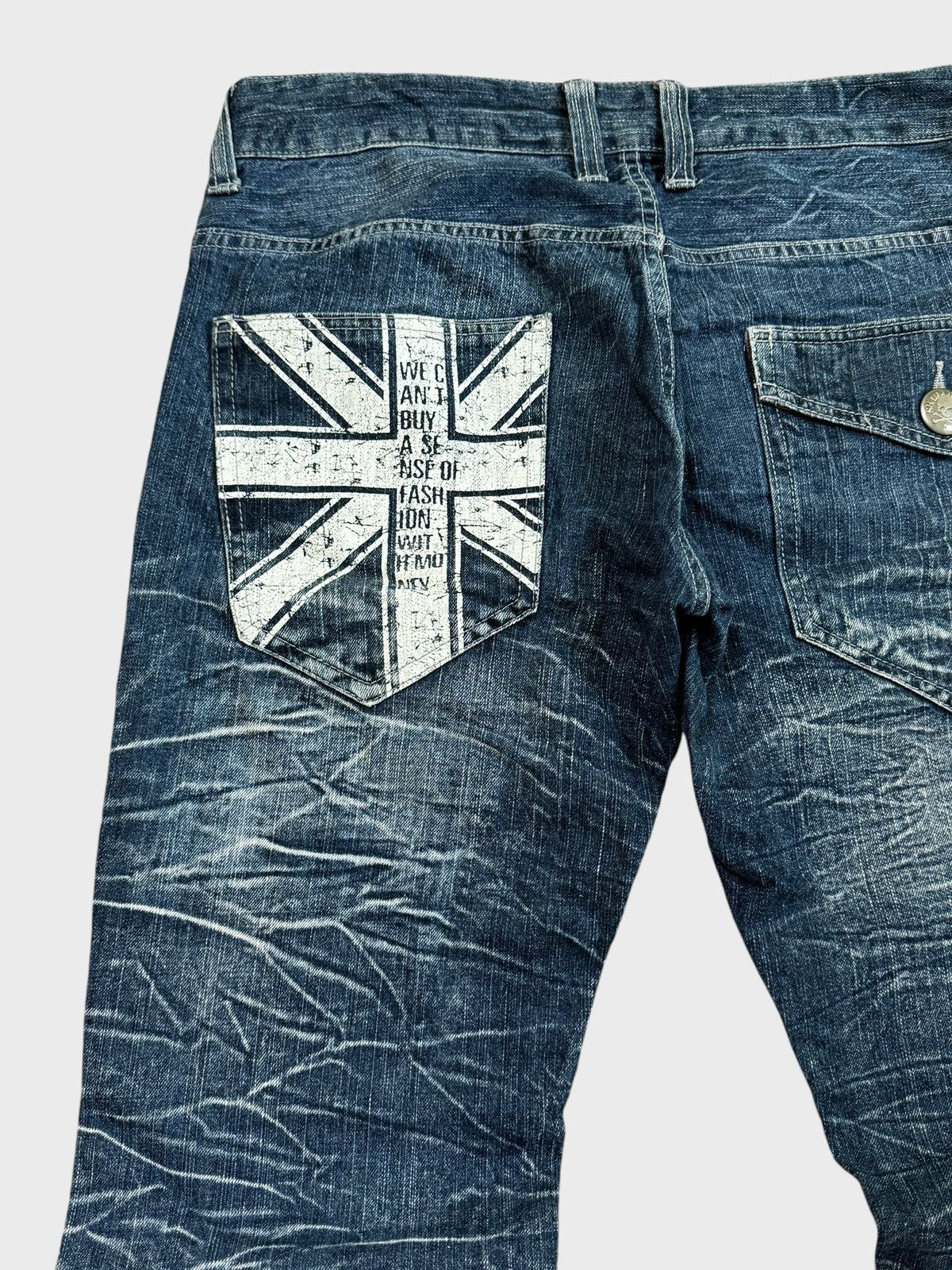 Hysteric Glamour × Japanese Brand JACK SERIKA POEM TARTAN PLAID CLAW MARK DENIM Size US 30 / EU 46 - 11 Thumbnail