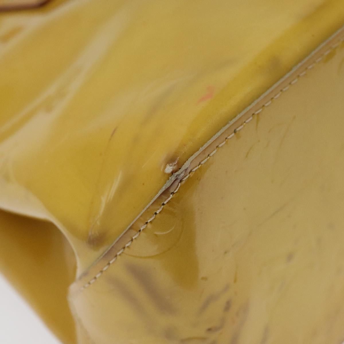Louis Vuitton LOUIS VUITTON Monogram Vernis Reade PM Hand Bag Beige M91334 Size ONE SIZE - 16 Thumbnail