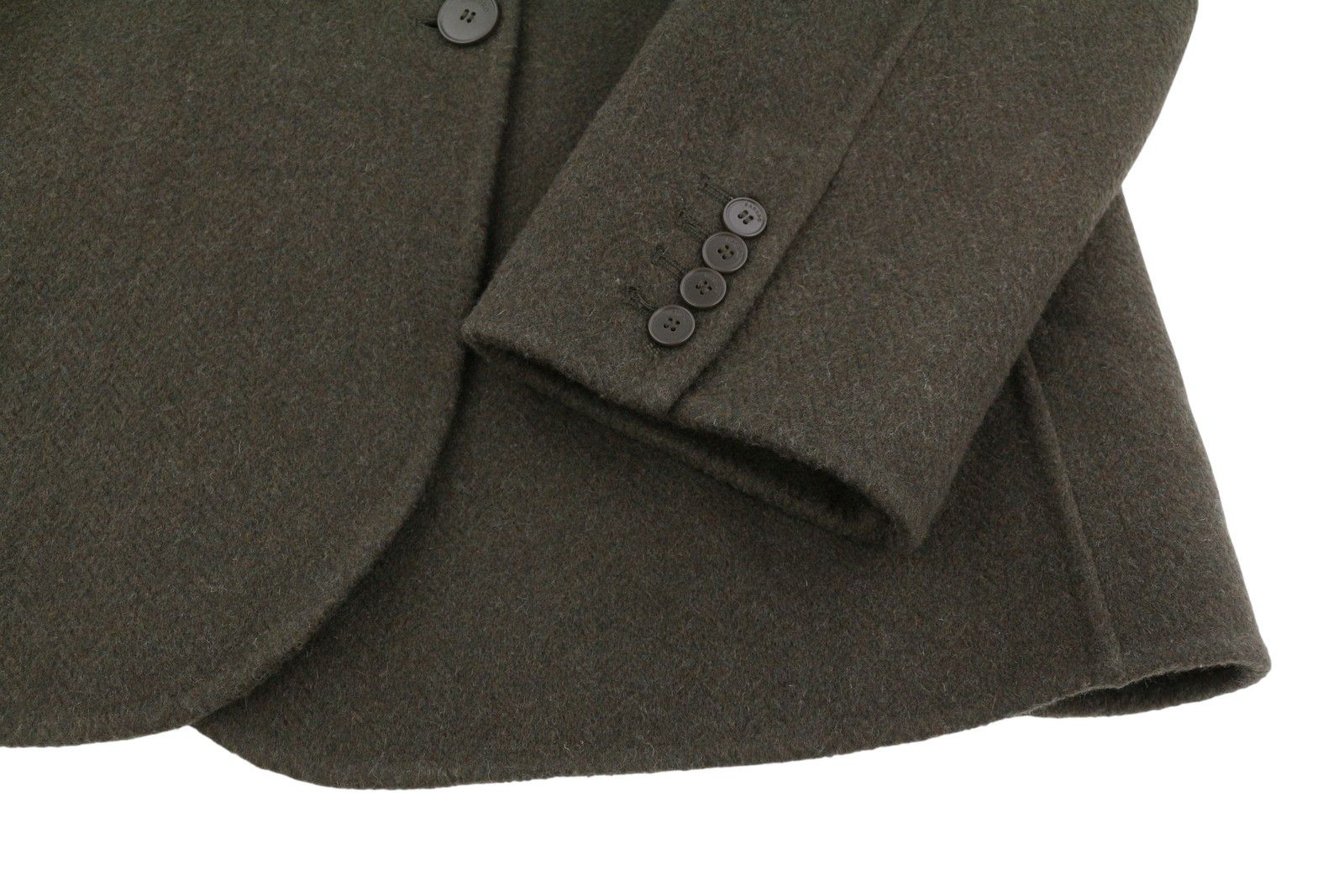 Sandro FISHER 38 M Khaki Wool Blend Collar 88488 Size M / US 6-8 / IT 42-44 - 7 Thumbnail