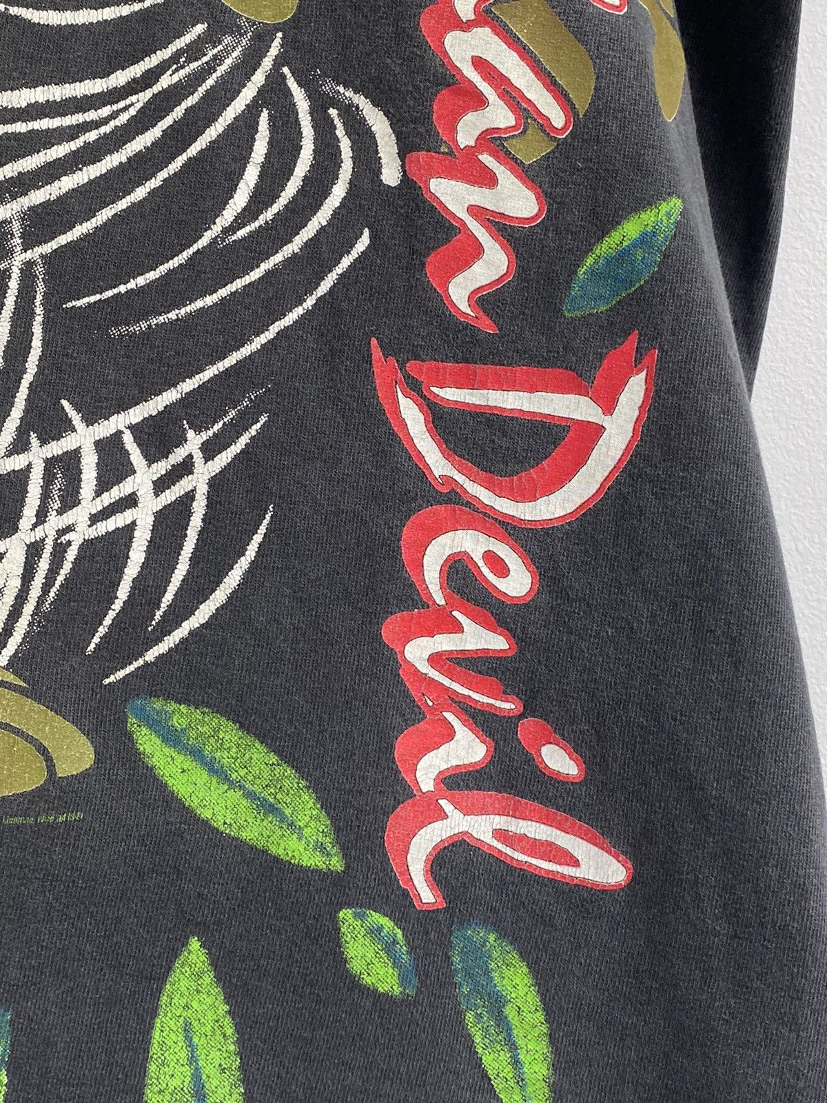 Cartoon Network × Vintage Vintage 1993 Looney Tunes Tasmanian Devil All Overprint Tee Size US L / EU 52-54 / 3 - 14 Thumbnail