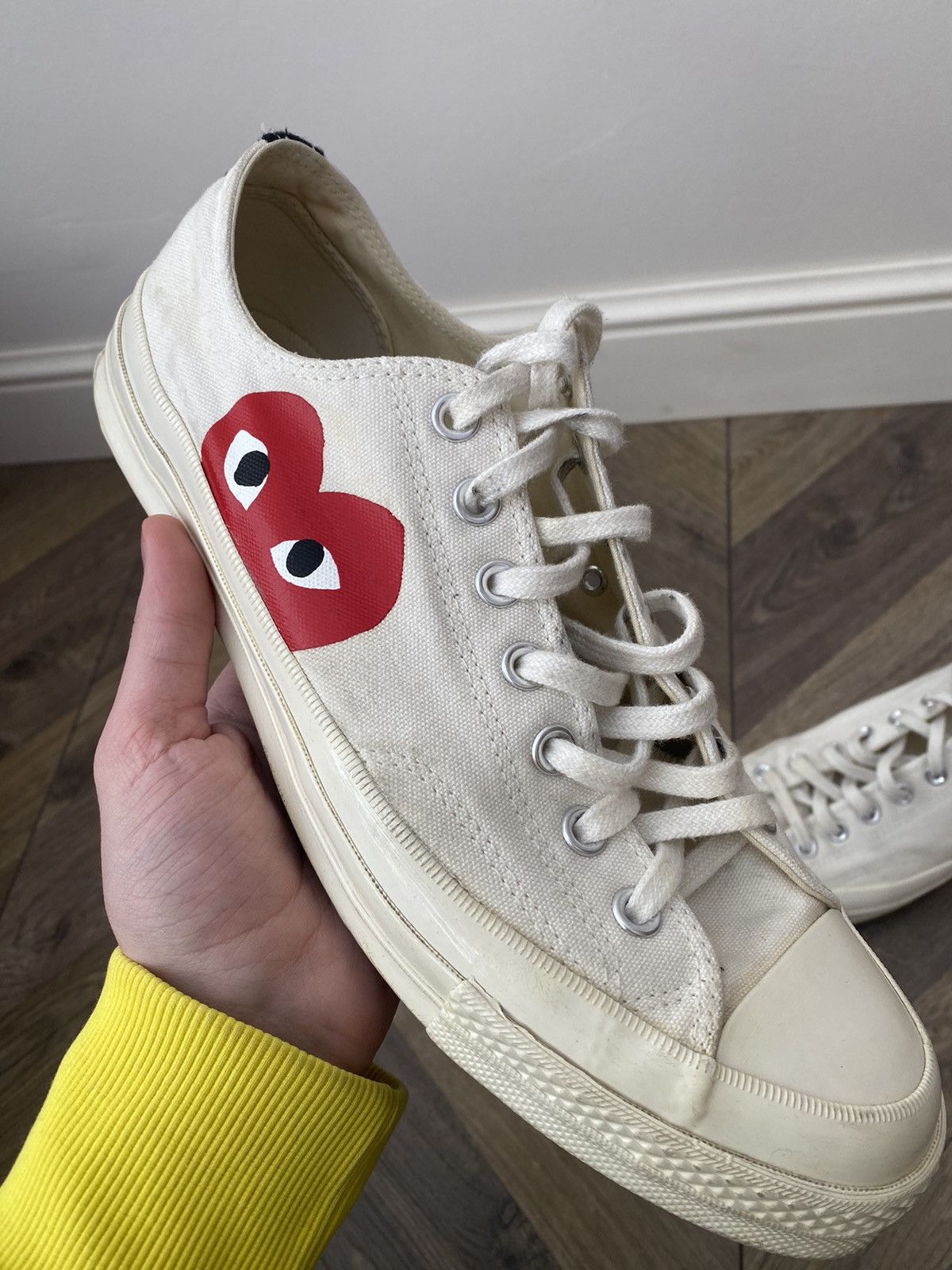 Comme des Garcons × Converse Comme des Garçons PLAY x Converse All Star Sneakers Size US 10 / EU 43 - 9 Thumbnail