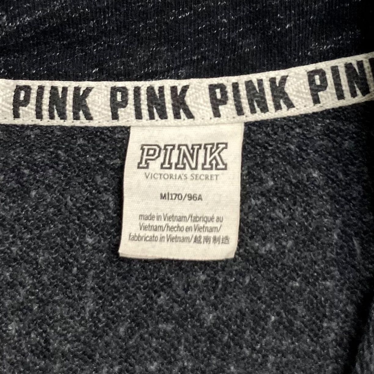 Victoria's Secret Victoria'S Secret Shirt Womens M Pink Black And Yellow Half Zip Pullover Sweatshirt Size M / US 6-8 / IT 42-44 - 5 Thumbnail