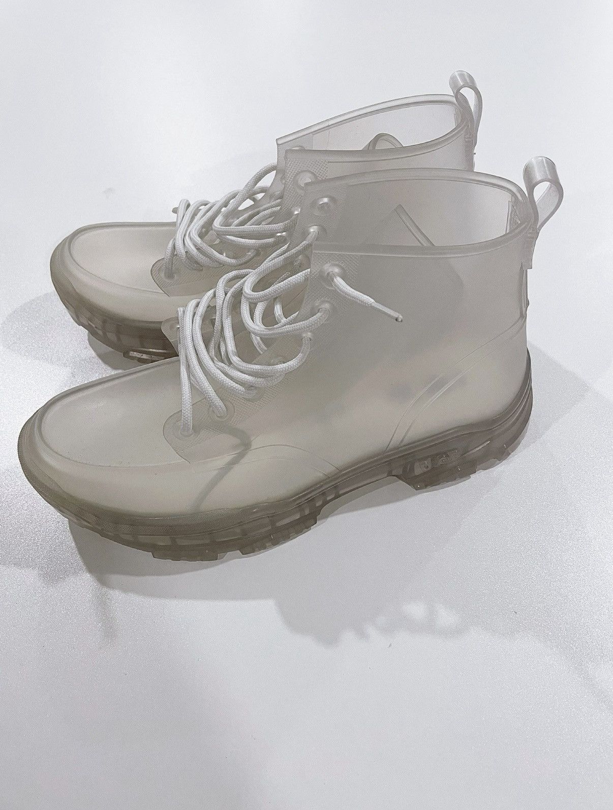 Daniel Arsham × Dior Dior x Daniel Arsham | Rubber Translucent Ankle Boots Size US 9.5 / EU 42-43 - 1 Thumbnail