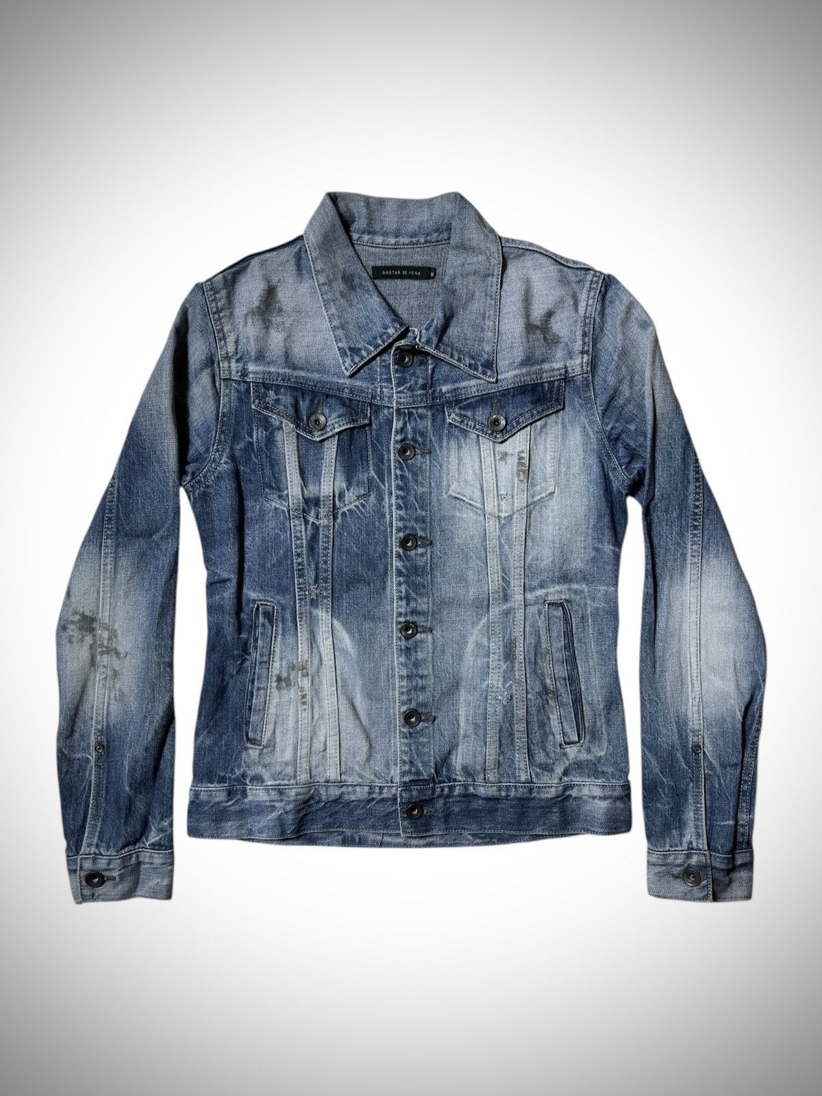 14th Addiction × GOSTAR DE FUGA Fuga Waxed Double Zip Faux Fur