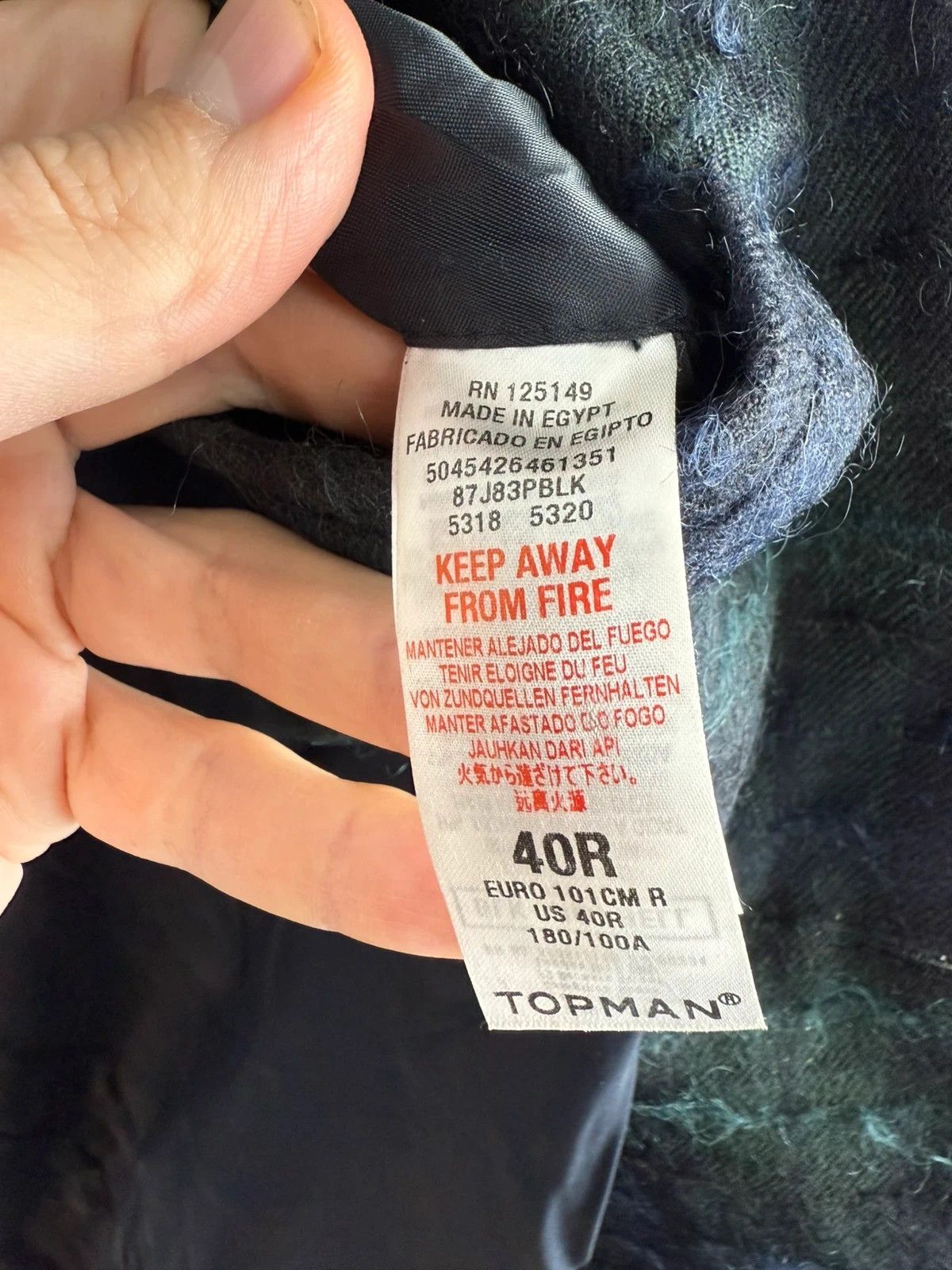 Topman Lochcarron Of Scotland Topman Wool Mohair Coat size 40 Size US M / EU 48-50 / 2 - 11 Thumbnail