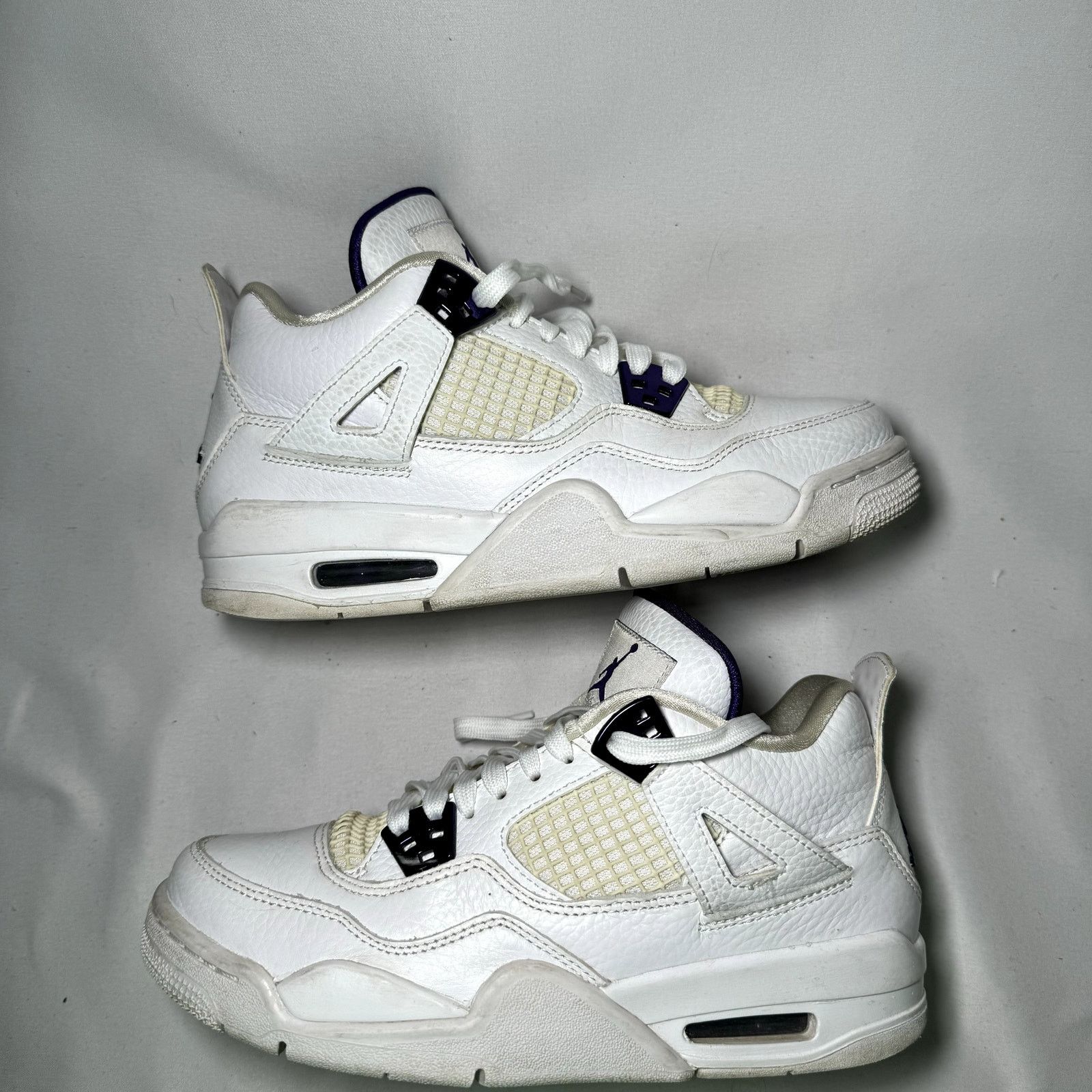 Jordan Brand × Nike Size 6 - Air Jordan 4 Retro GS Purple Metallic Men's Shoes Size US 6 / EU 39 - 2 Thumbnail