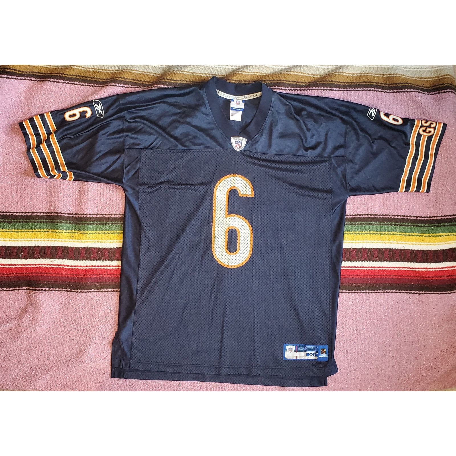 NFL Reebok Chicago Bears Cutler Jersey On Field NFL Equipment XL Size US XL / EU 56 / 4 - 1 Thumbnail