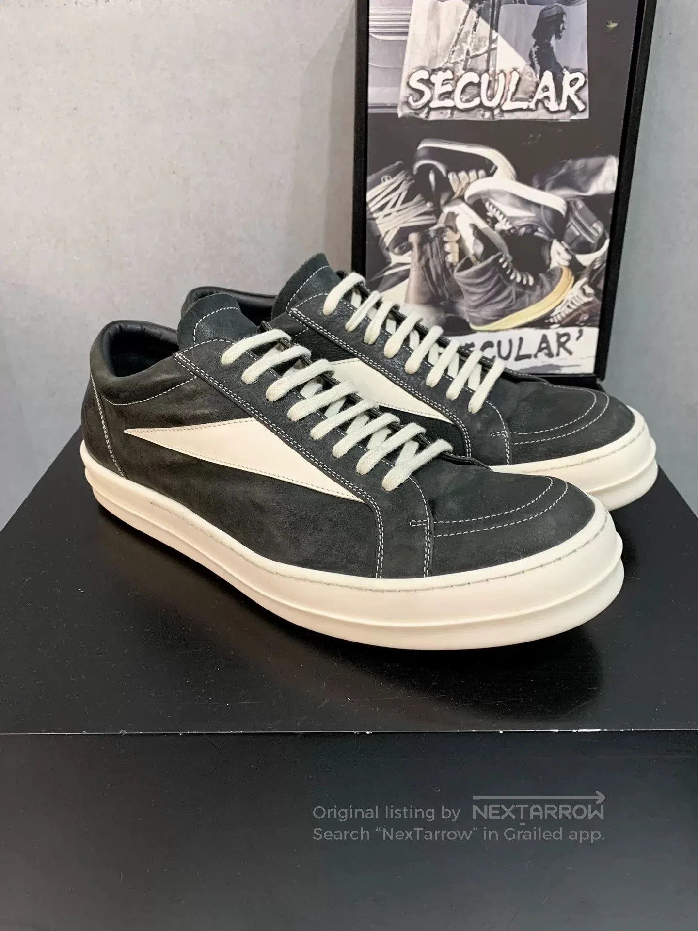 Rick Owens Rick Owens Men's Low. Size US 11 / EU 44 - 3 Thumbnail