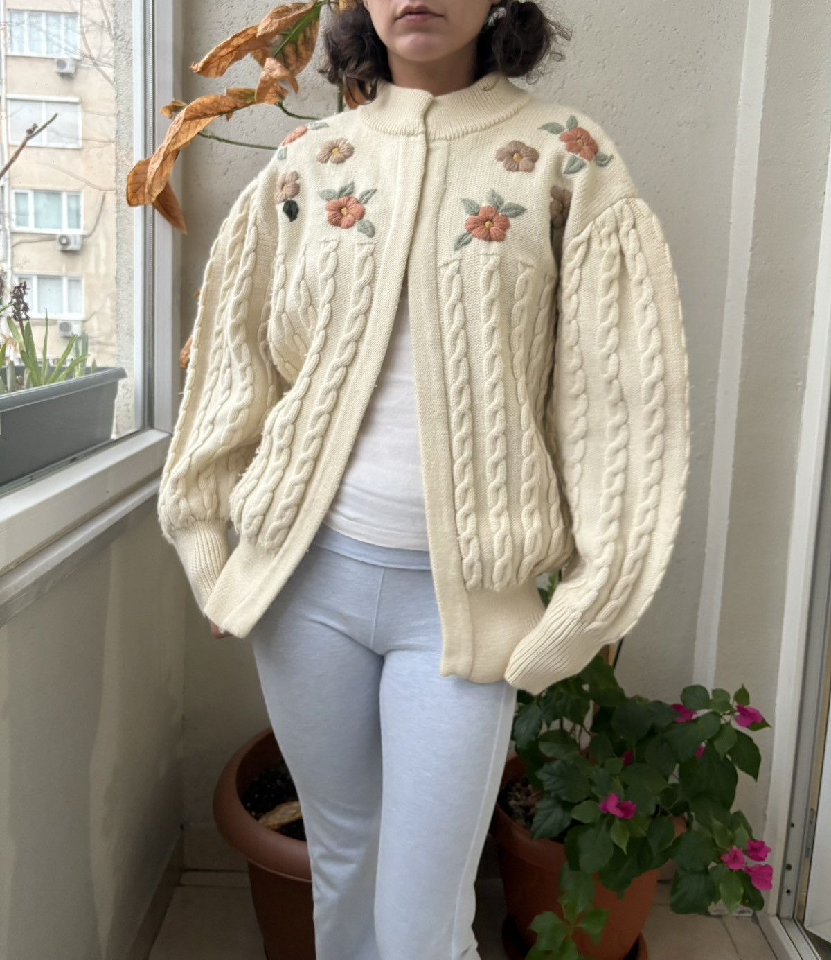 Vintage Vintage wool cardigan Size L / US 10 / IT 46 - 6 Thumbnail