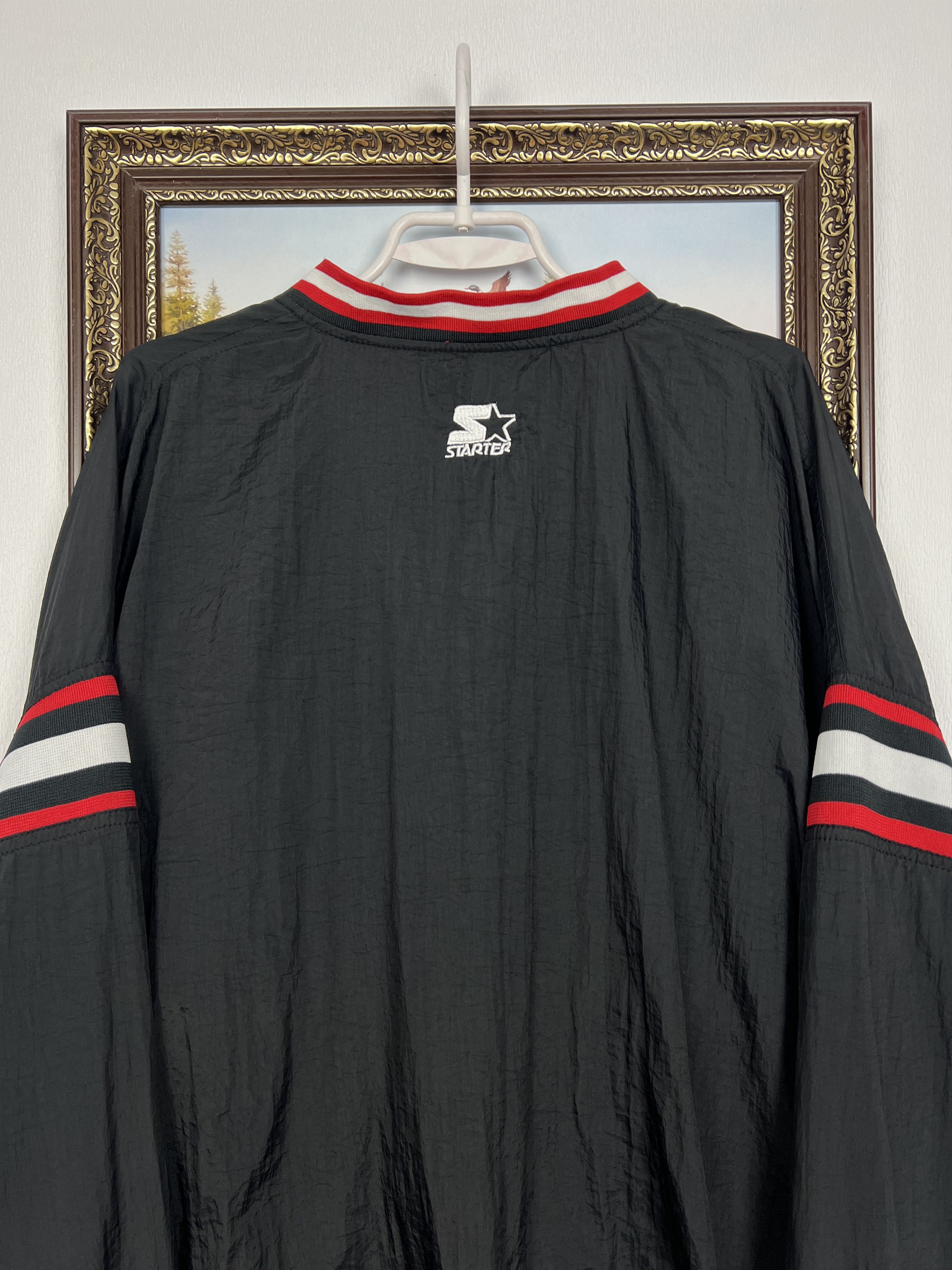 Starter Vintage 90's Starter Chicago Bulls NBA Jacket Windbreaker Size US XL / EU 56 / 4 - 15 Thumbnail