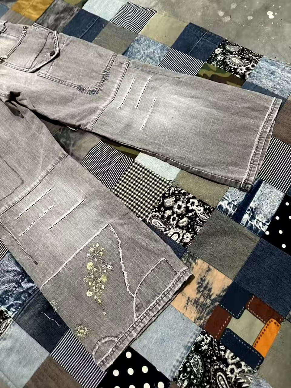 Marithe + Francois Girbaud Rare!!! Marithe Francois Girbaud Distressed Cropped Pants Size 28" / US 6 / IT 42 - 18 Thumbnail