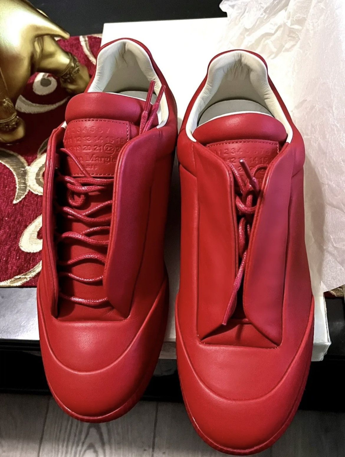 Maison Margiela Maison Margiela Red ‘Future’ Low | Grailed